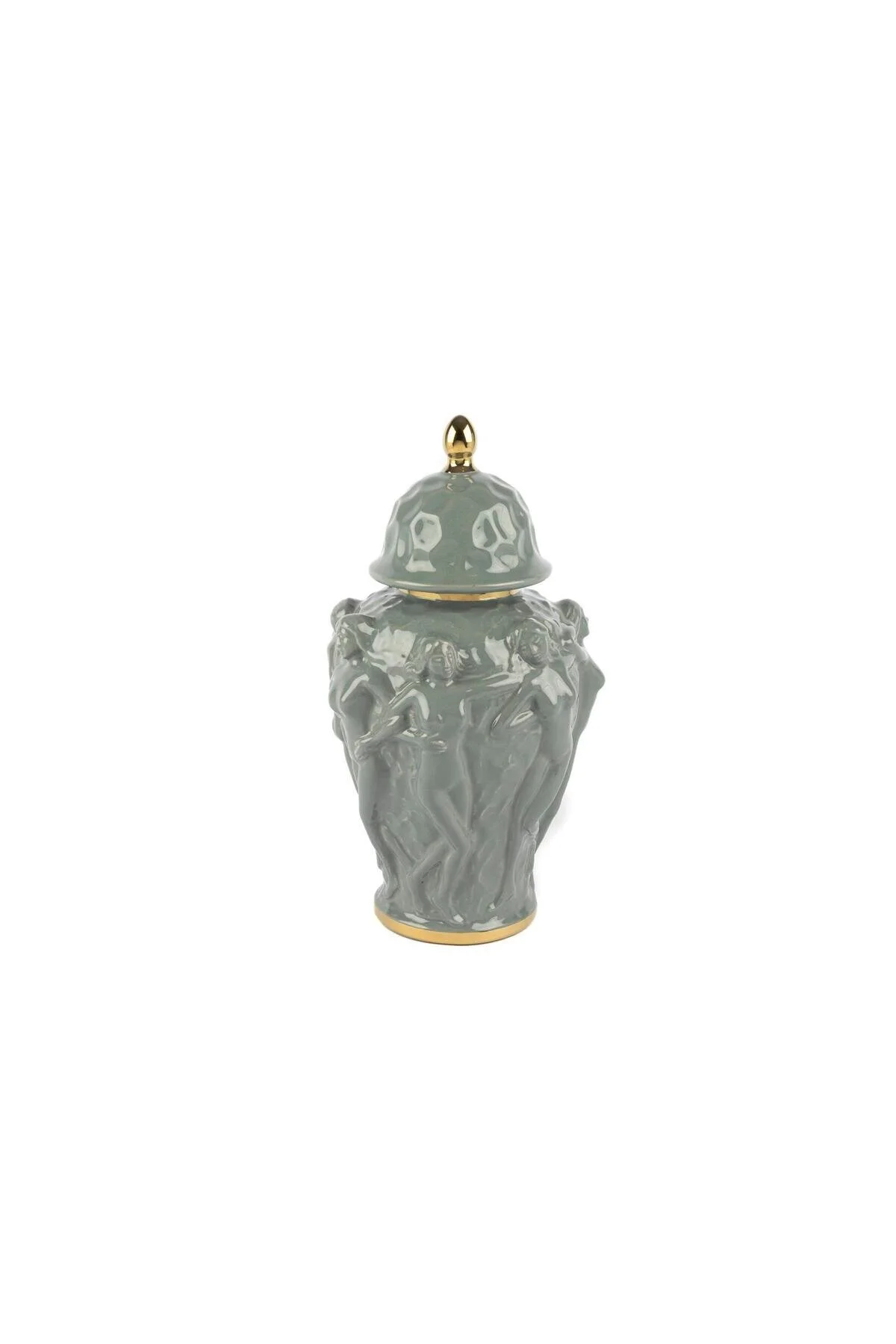 گلدان CUBE GOLDLINE VASO 22X22X39CM اورجینال Mikasa Moor