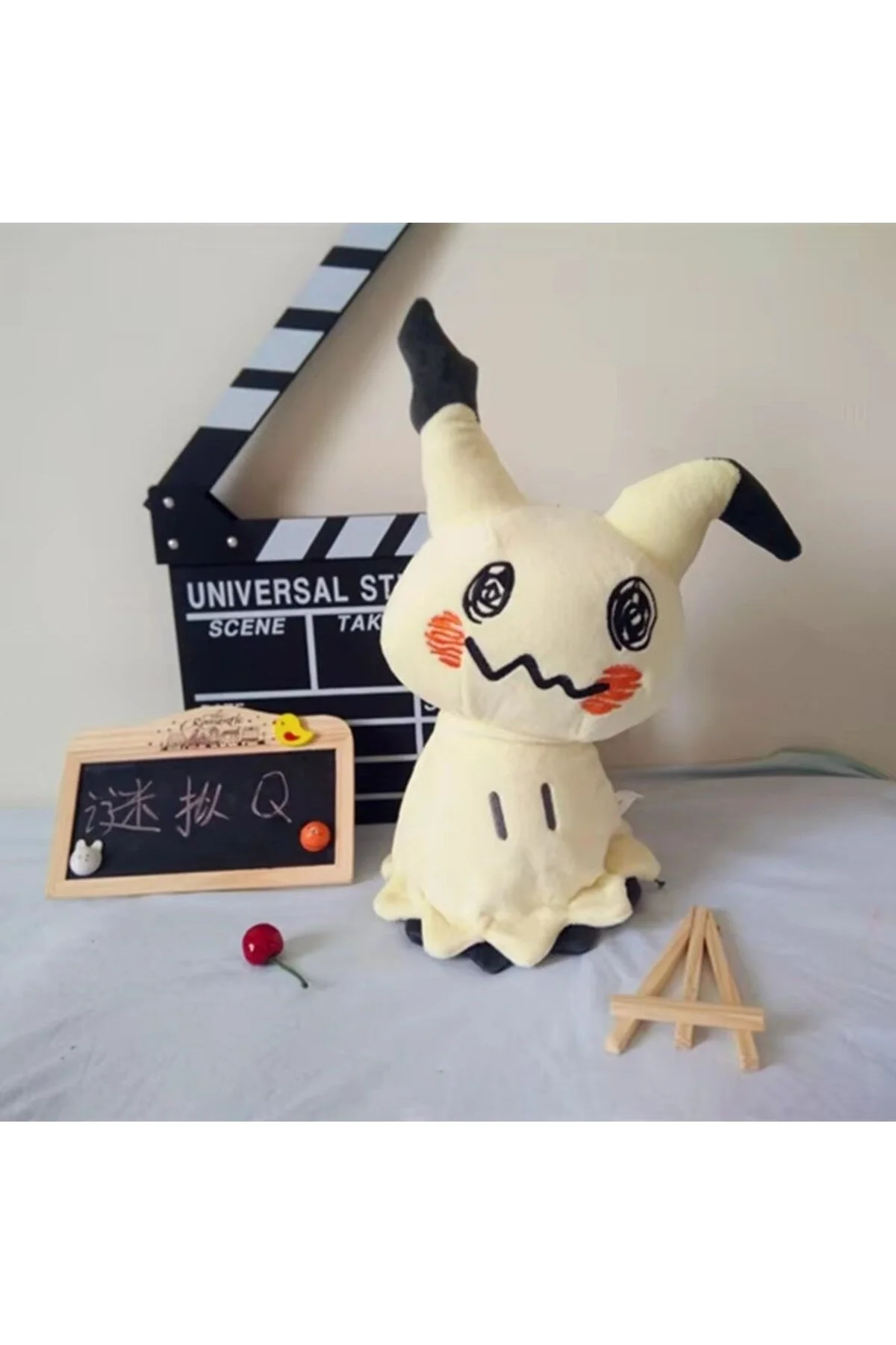 اسباب بازی های پشمی سری مخصوص مخمل خواب دار پوکمون MIMIKYU 35 سانتی متری با برچسب دوخته شده NB market