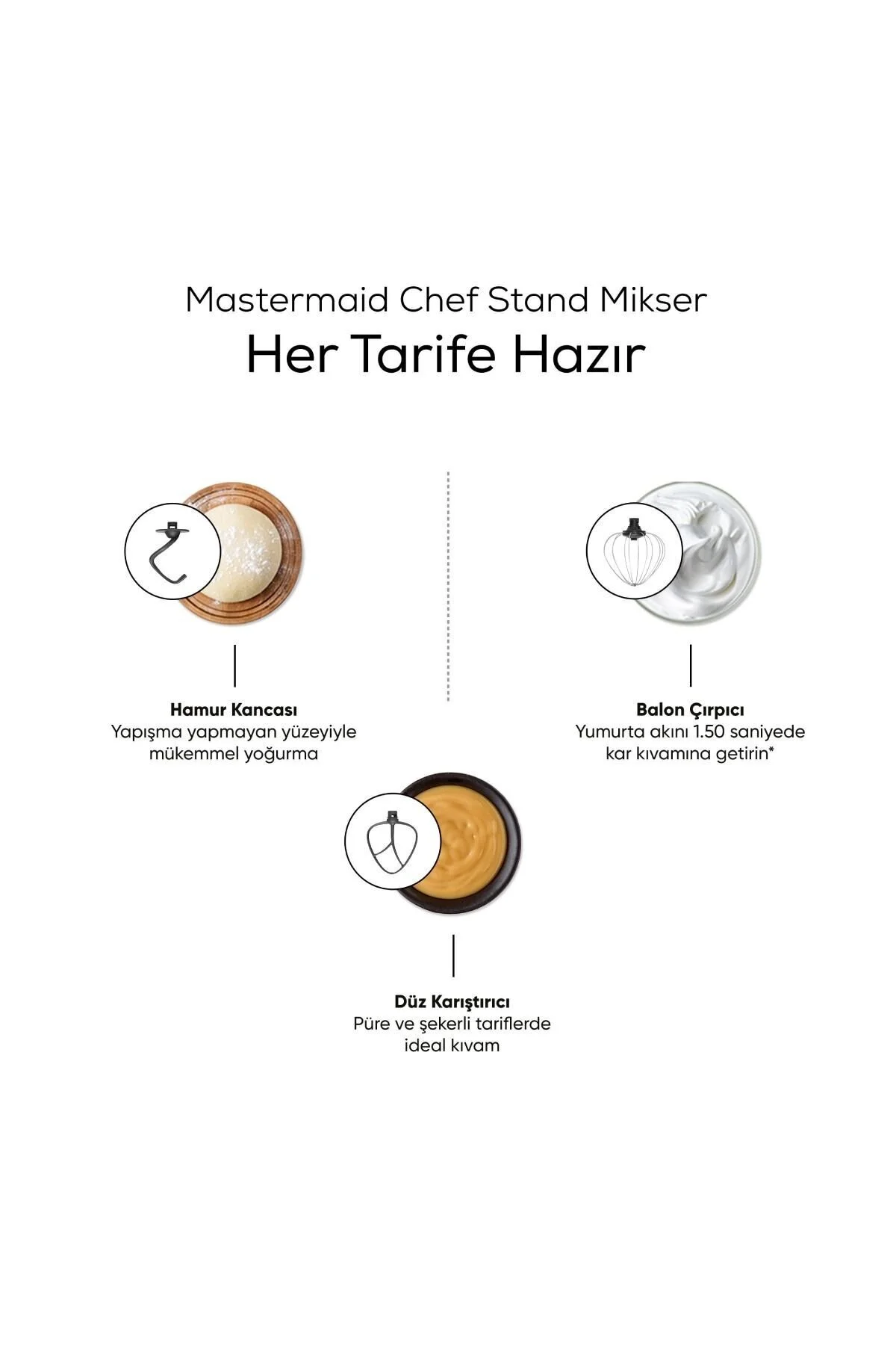 همزن کاسه دار حرفه ای سر آشپز Mastermaid کاراجا Karaca