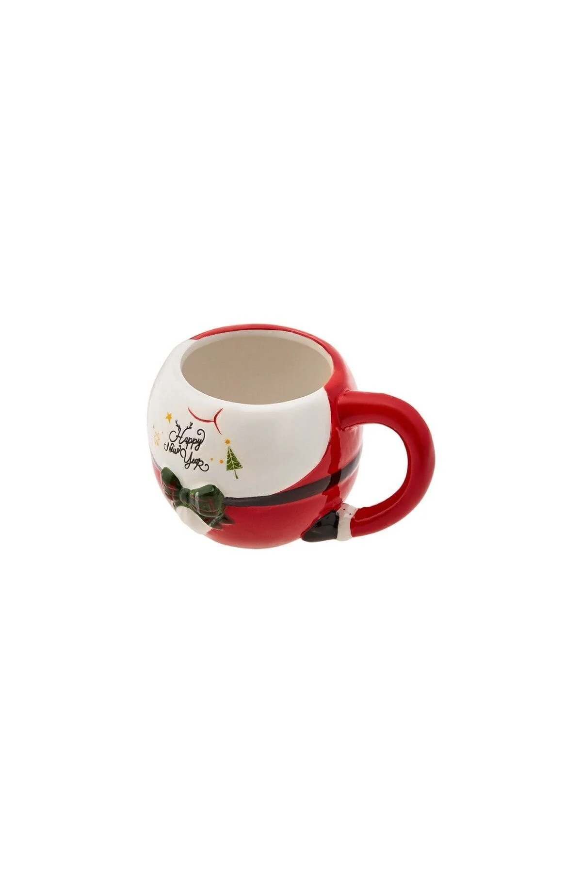 ماگ سفید لیوان پاپیونی سال نو 450 میل کاراجا Karaca