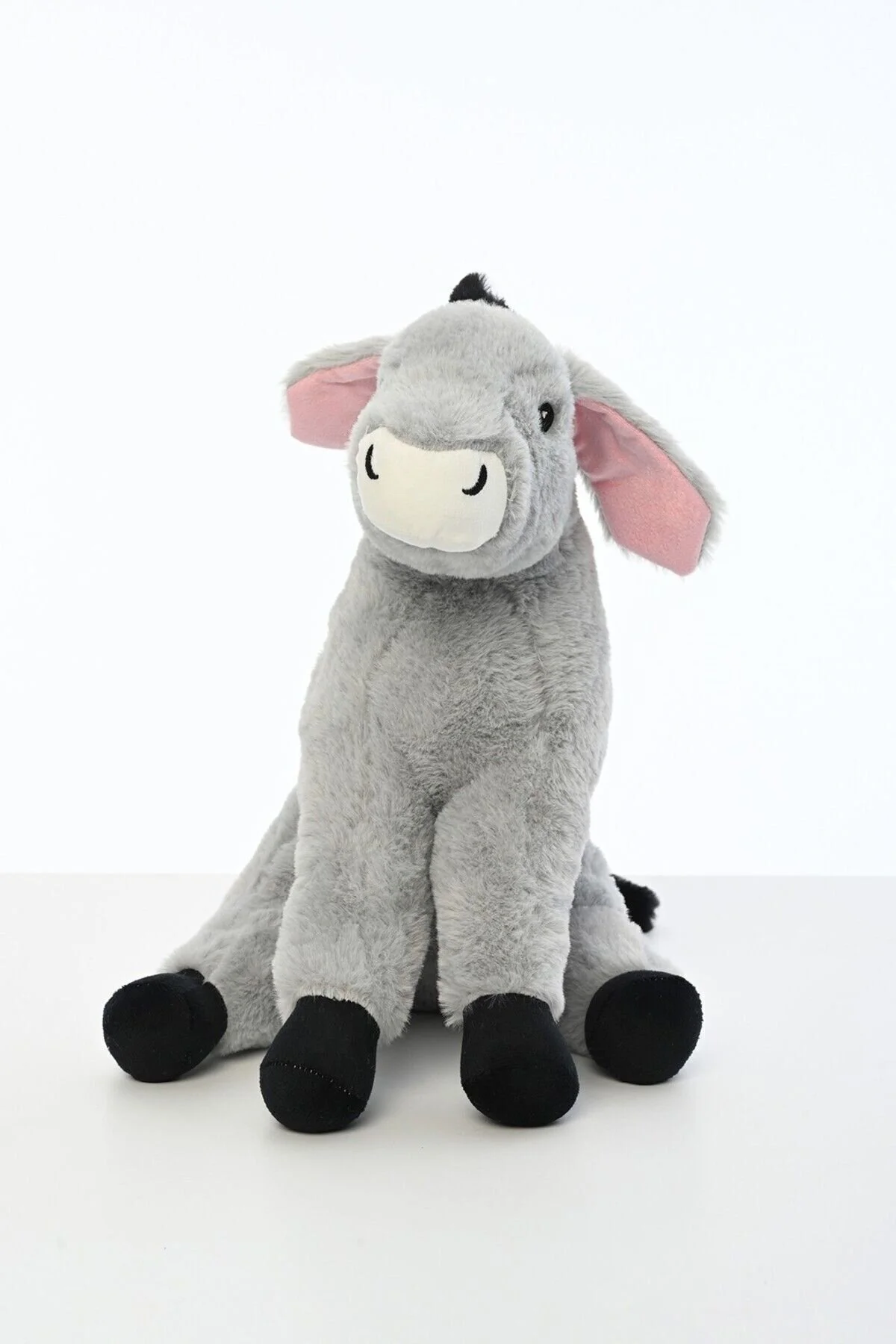 اسباب بازی های پشمی مخمل خواب دار شکل الاغی نشسته 35 سانتی متری Pufu Toys