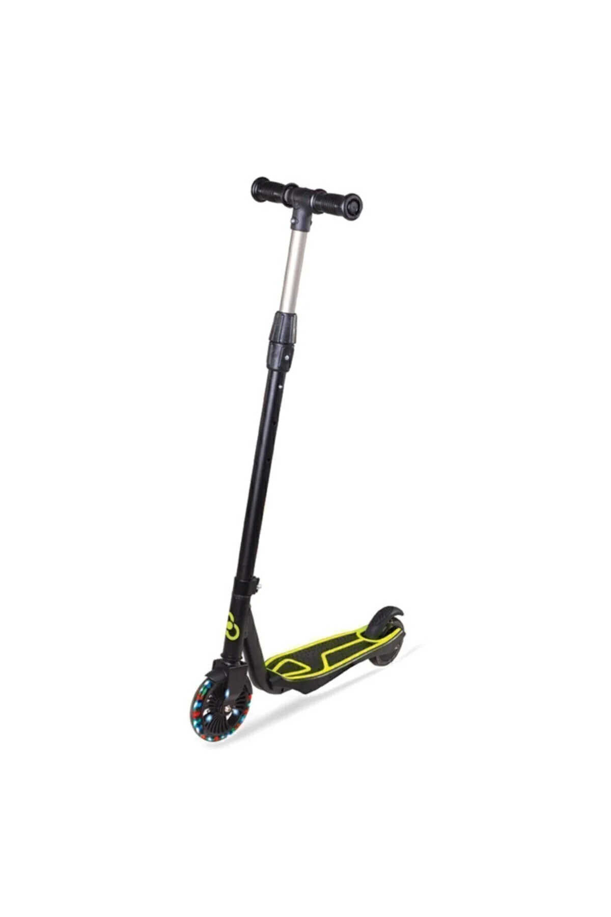 اسکوتر کودکان سبز مردانه و زنانه چرخ های خنک 5 + سن با دو نور Scooter