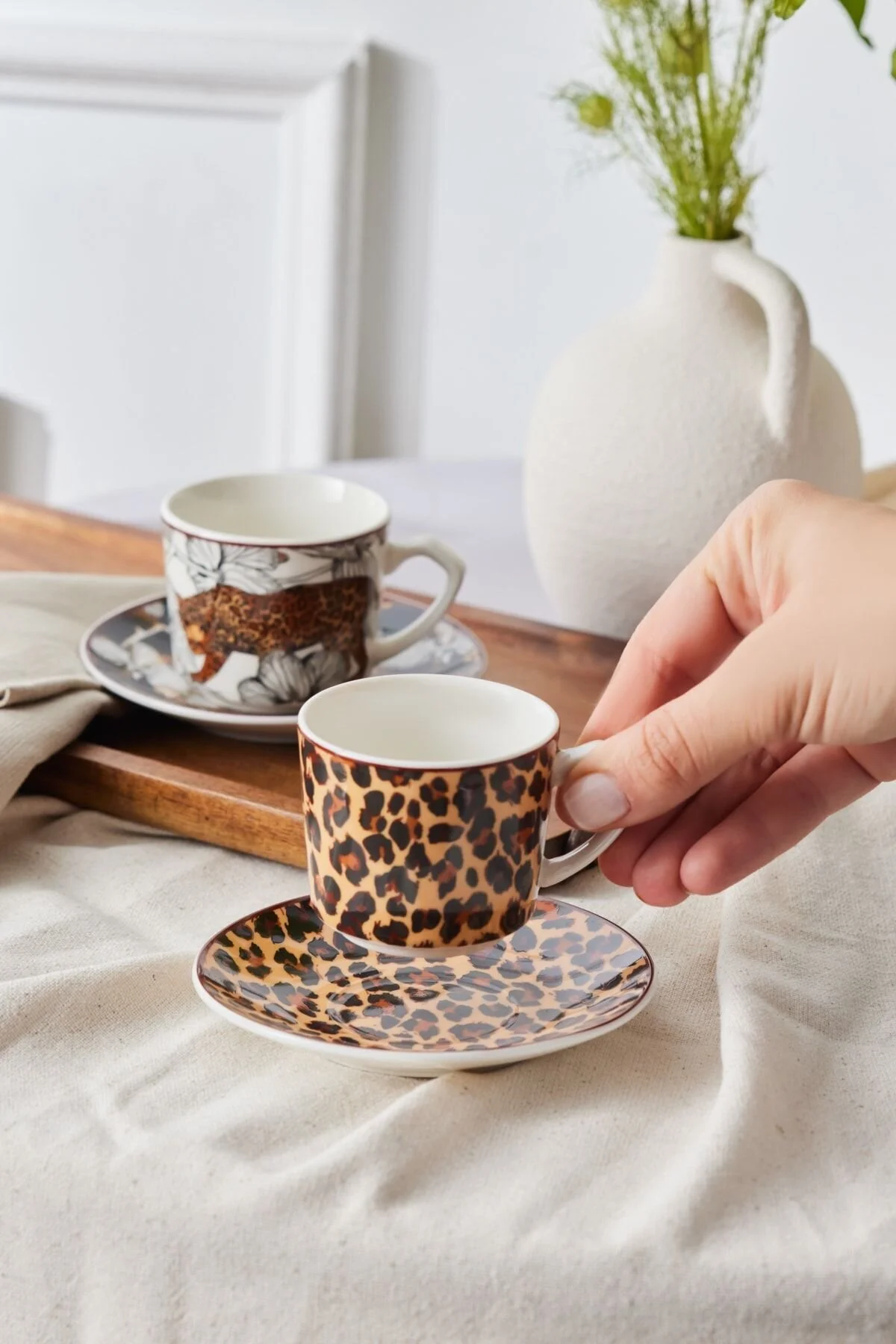 فنجان قهوه TIGER 2 PERSON COFFEE CUPPLIP 80 میلی لیتر کلاسیک Karaca