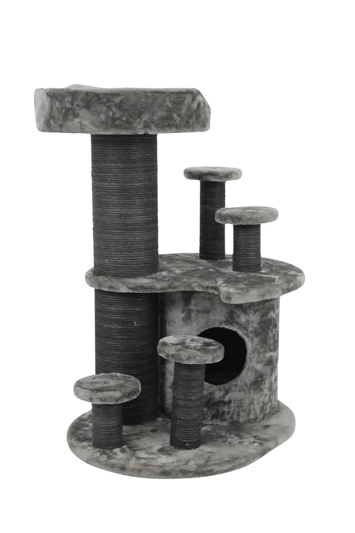 تخته و وسایل خراش گربه خاکستری خانه خراشیده سئول اورجینال LOTUS FURNITURE PET SERIES