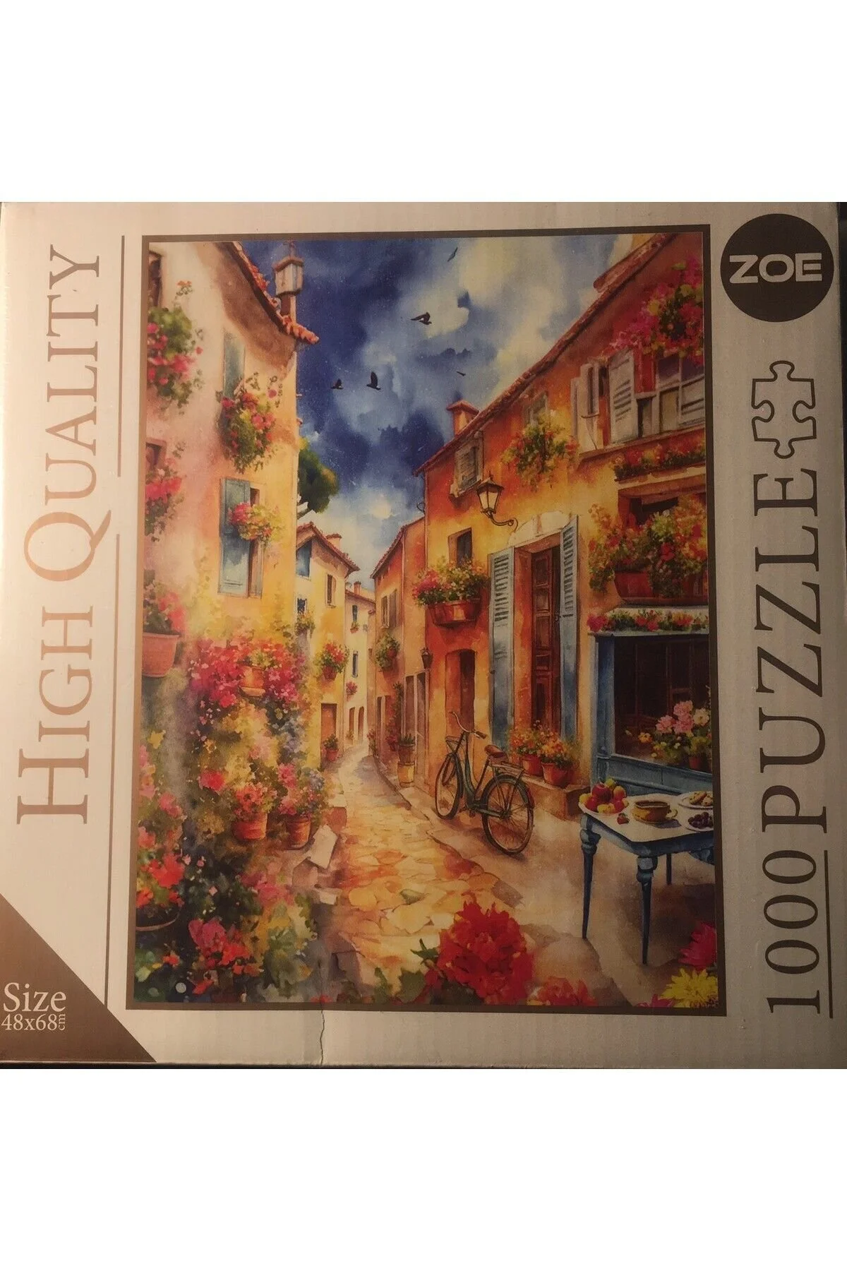 پازل با کیفیت بالا 1000 تکه خیابان گل Zoe