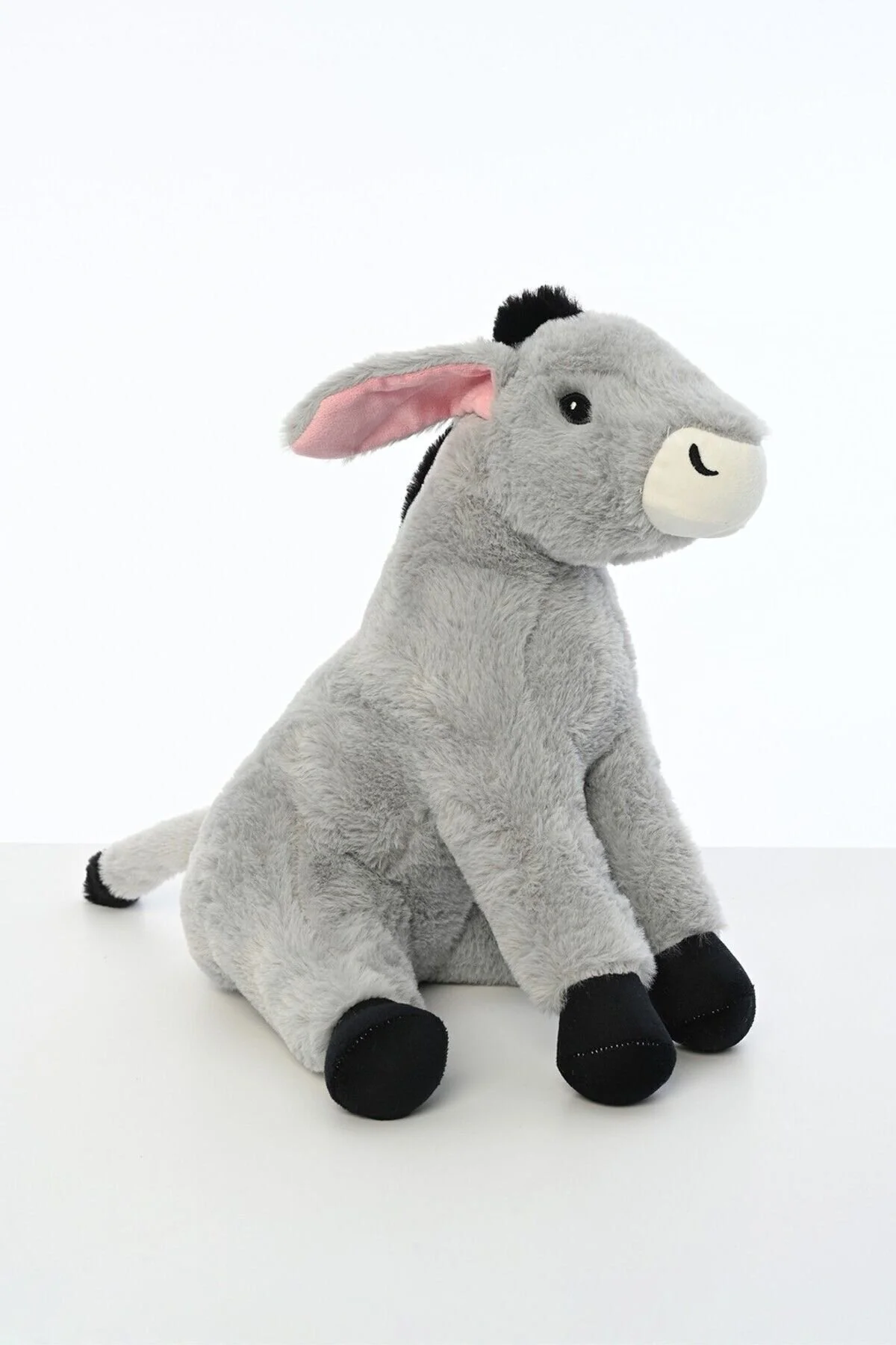 اسباب بازی های پشمی مخمل خواب دار شکل الاغی نشسته 35 سانتی متری Pufu Toys