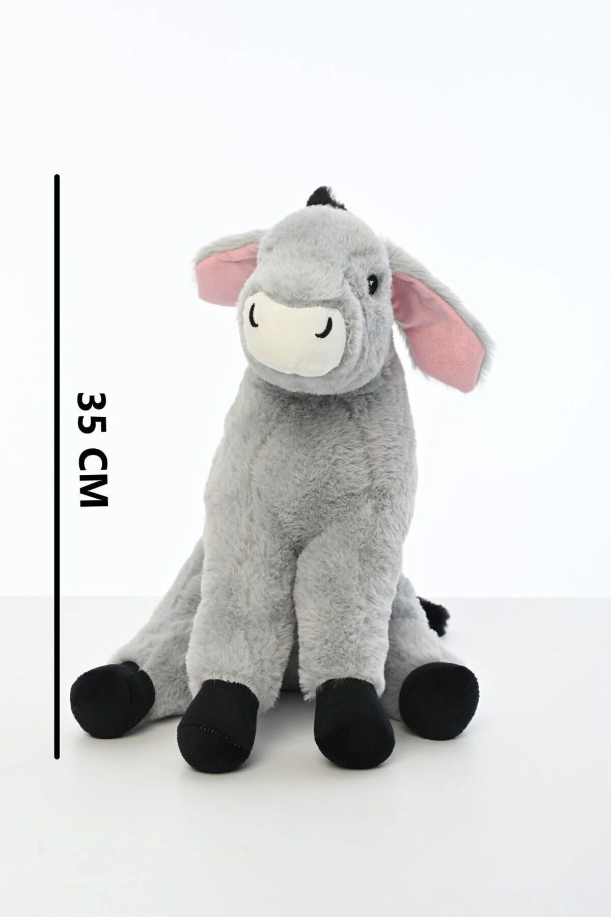 اسباب بازی های پشمی مخمل خواب دار شکل الاغی نشسته 35 سانتی متری Pufu Toys