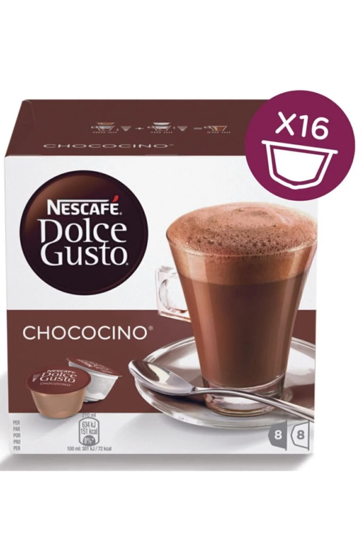 بیسکویت و کراکر کپسول DOLCE CHOCOCINO نسکافه اورجینال Nescafe