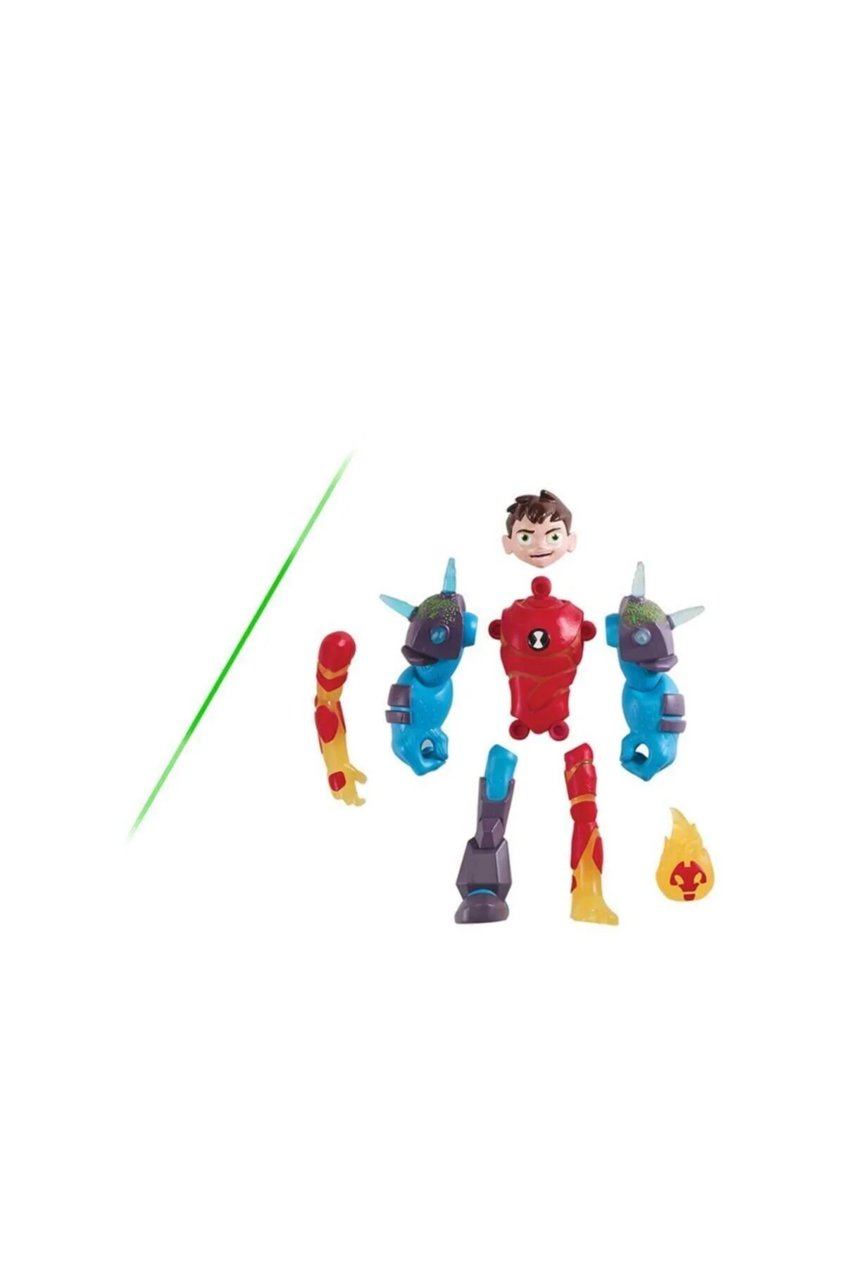 اکشن فیگور HEATBLAST SHOCKROCK بن تن BEN10