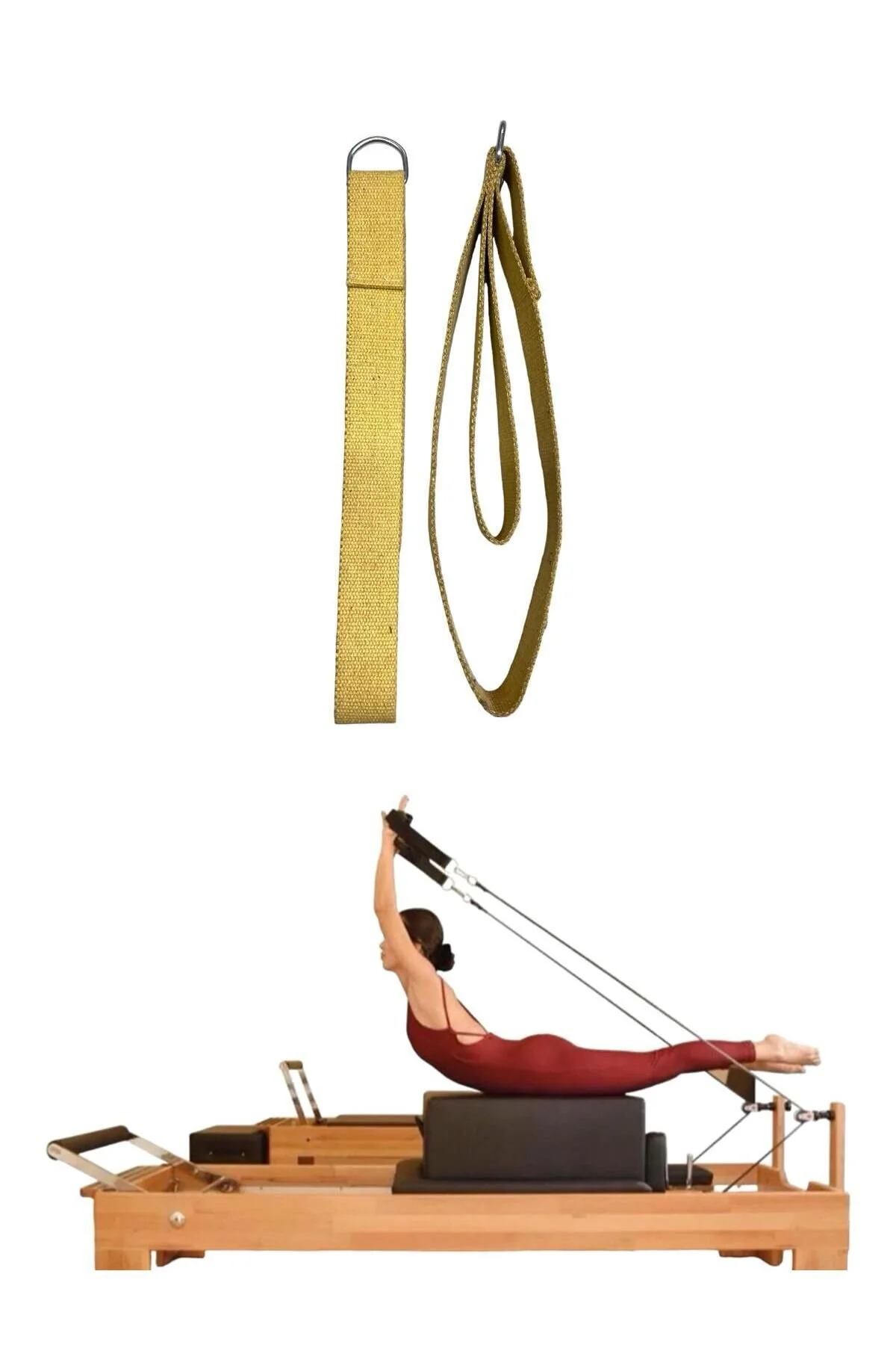 فیتنس و آمادگی جسمانی زرد Pilates Elcik Reformer Yoga Reform 1 جفت REMEGE