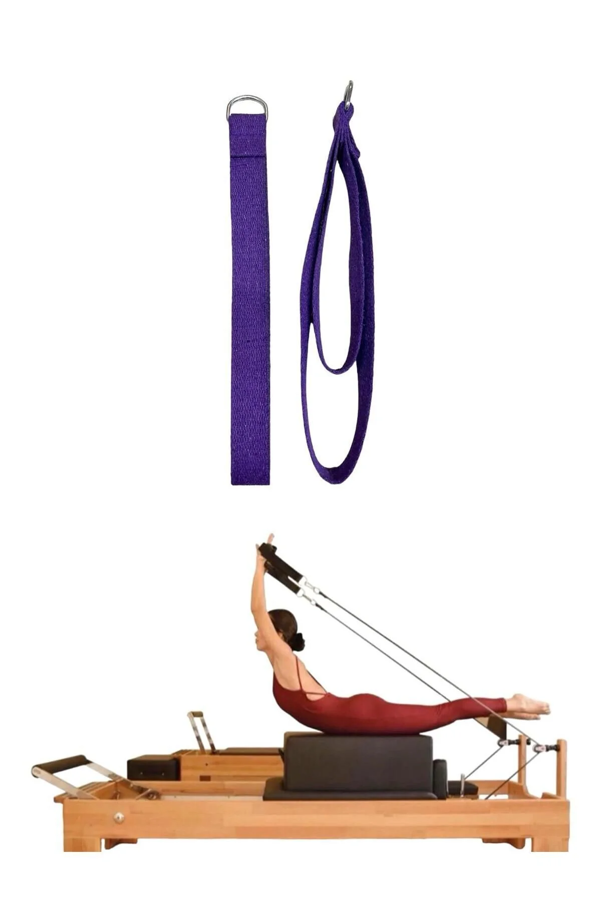 فیتنس و آمادگی جسمانی بنفش Pilates Elcik Reformer Yoga Reform 1 جفت REMEGE