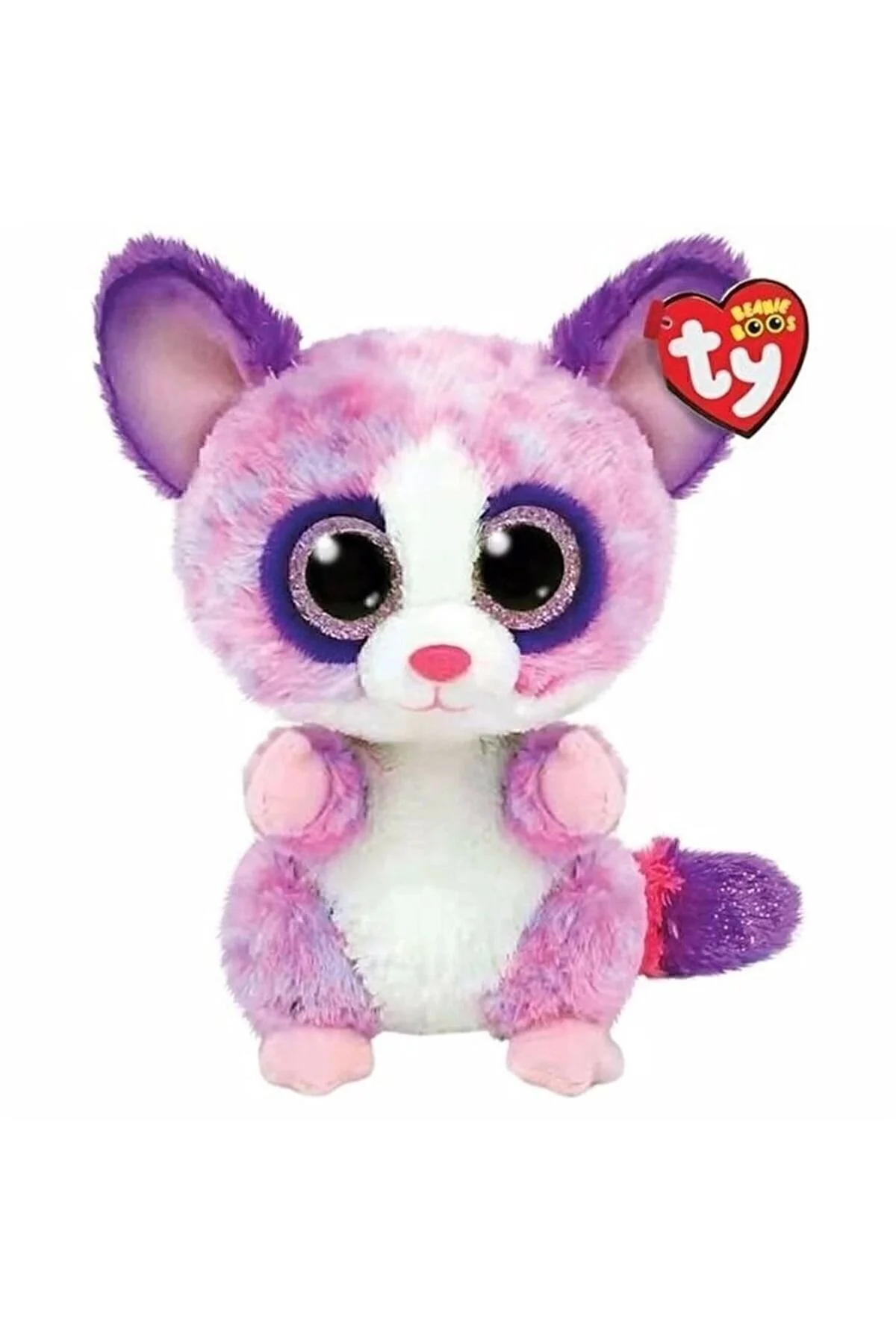 اسباب بازی های پشمی گربه بنفش 15 سانتی متر TY Beanie Boos