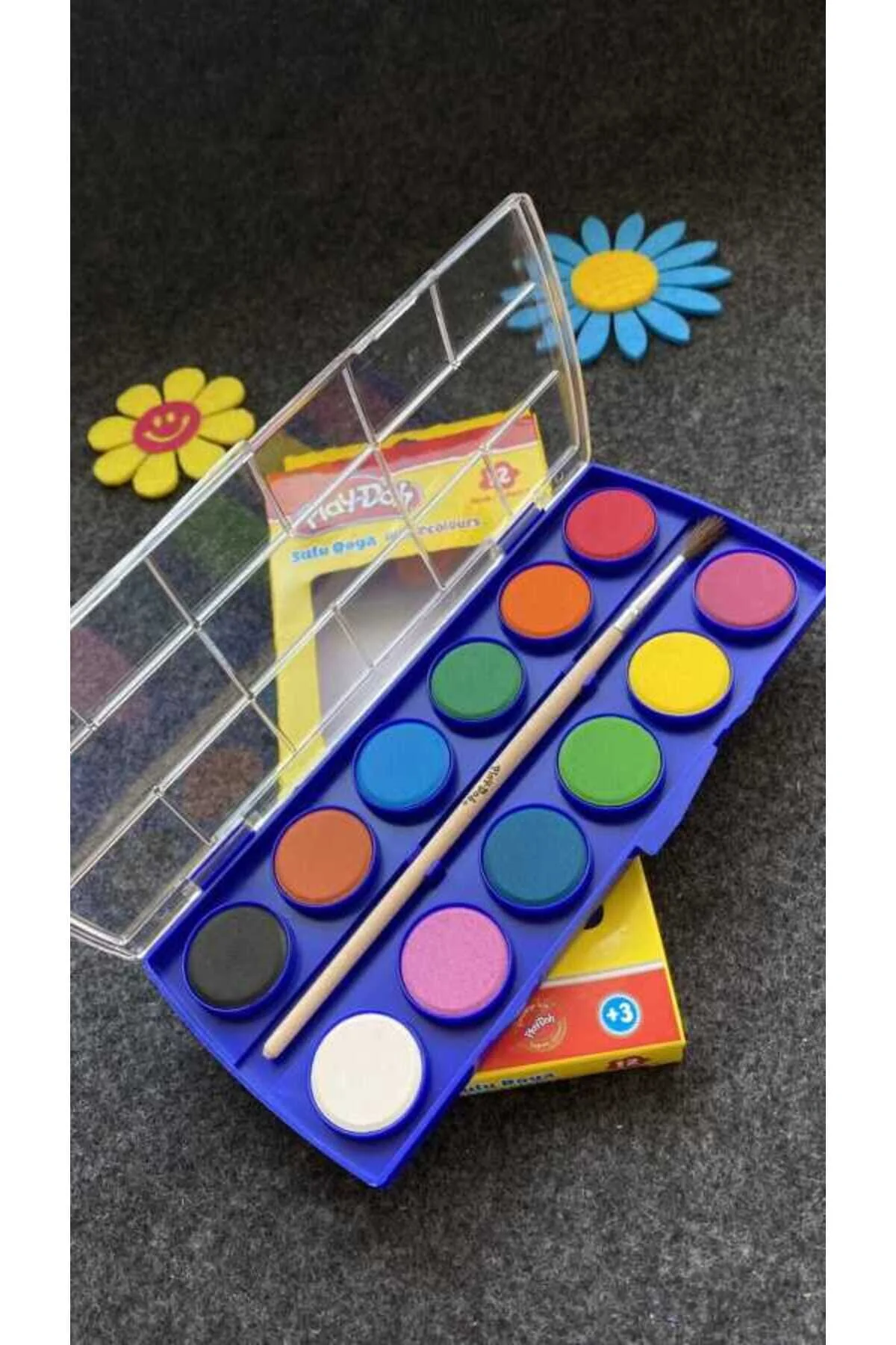 آبرنگ PLAY DOH 12LI رنگ بزرگ وات Hasbro