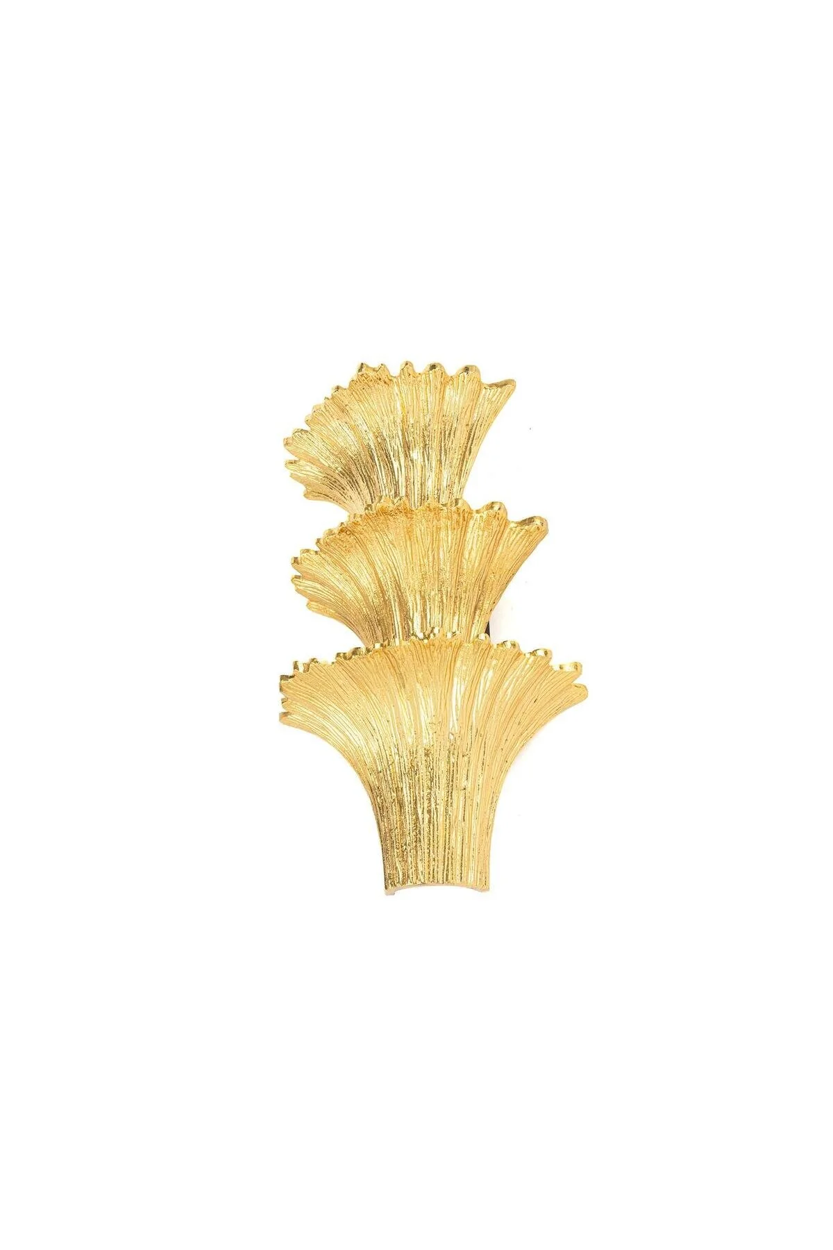 دیواری آپلیک سهام لیلی طلا 26X18X40CM اورجینال Mikasa Moor