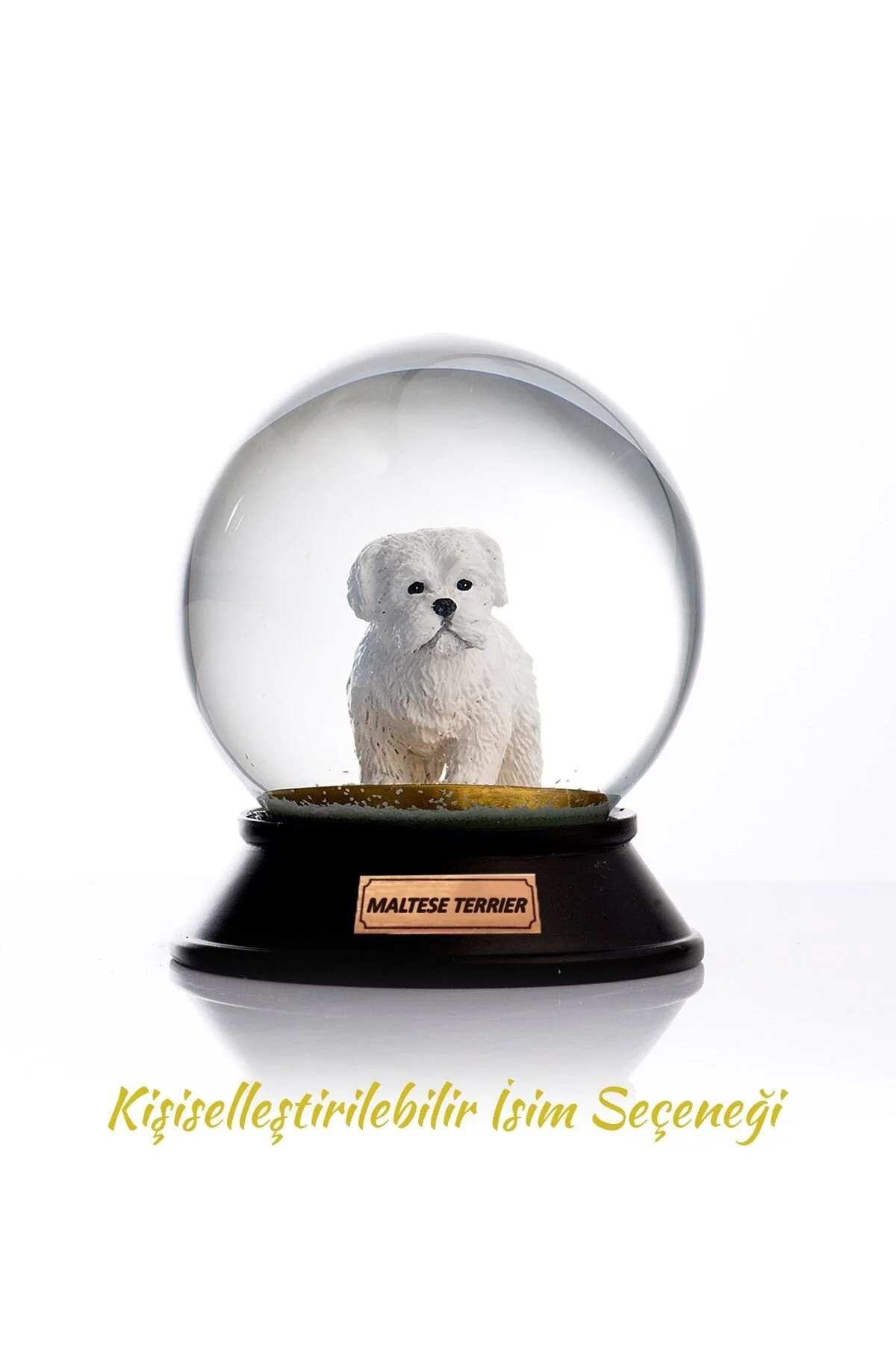 گوی برفی پنجه های طلایی شیشه و رزین مالتی تریر SNOW GLOBE از ترکیه SNOOWG