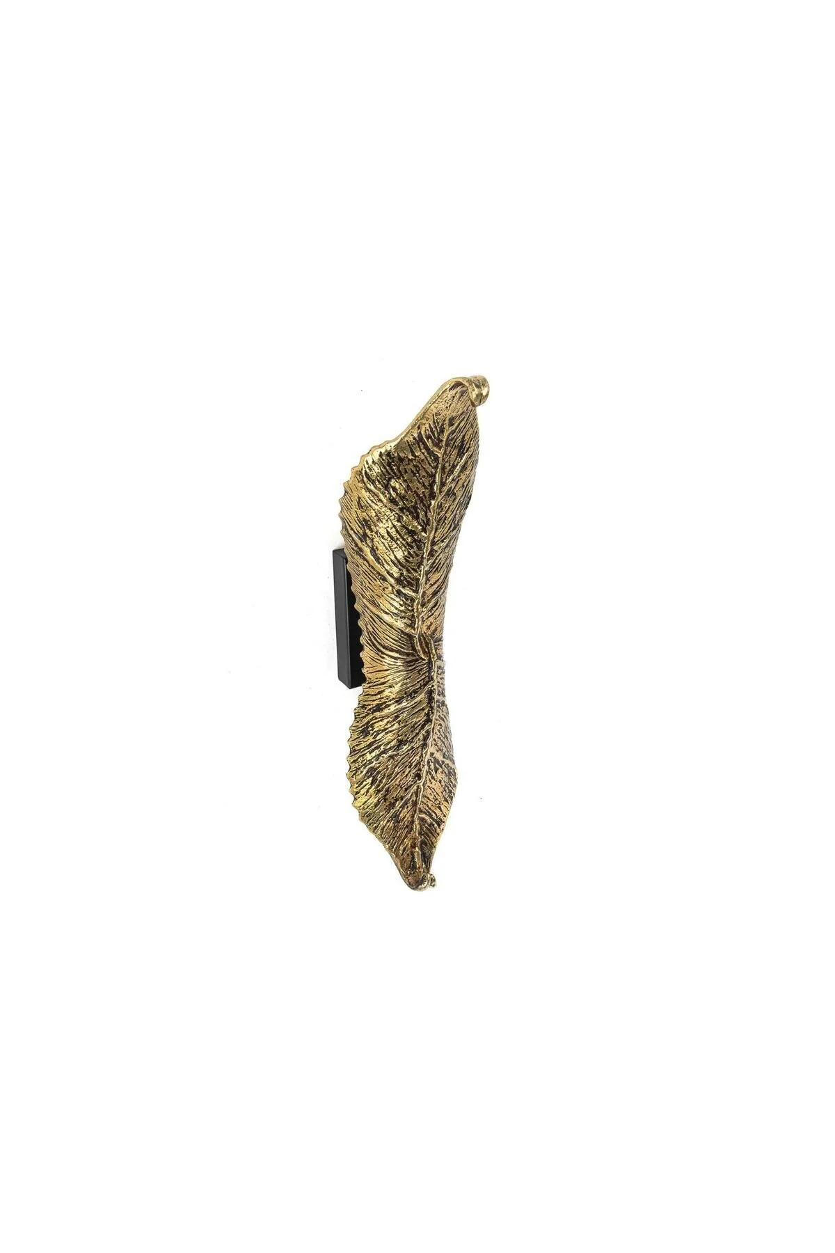 دیواری آپلیک سهام برگ طلا باستانی 10X39X12CM Mikasa Moor