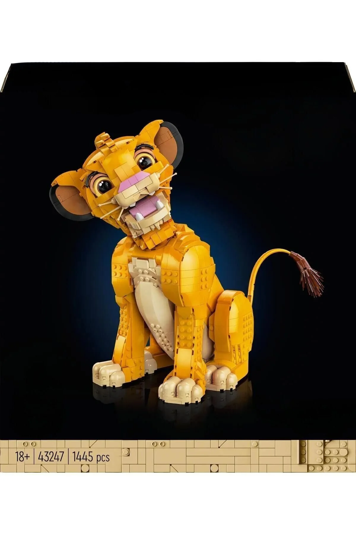 لگو و اسباب بازی های ساخت محور مجموعه ساز پازل اره منبت کاری مویی سه بعدی YOUNG LION KING SIMBA برای بزرگسالان 1445 قطعه از ترکیه Irk Lemoon