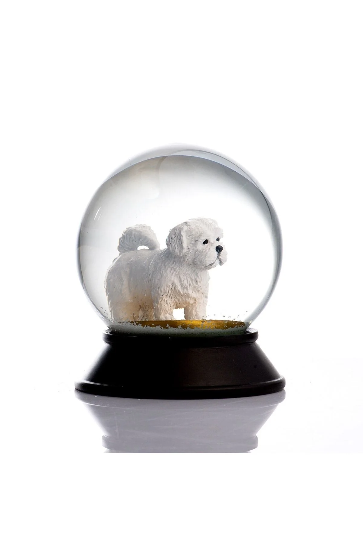 گوی برفی پنجه های طلایی شیشه و رزین مالتی تریر SNOW GLOBE از ترکیه SNOOWG