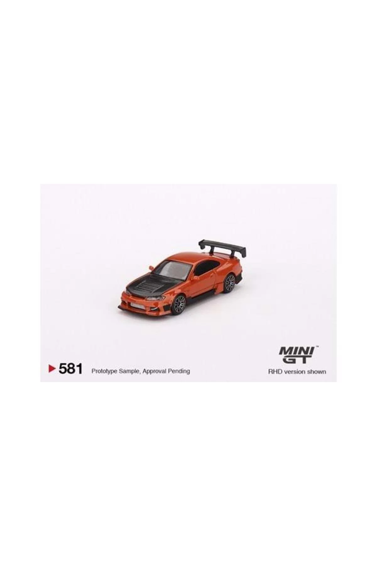 مدل خودرو 1 64 نیسان سیلویا S15 D MAX متالیک نارنجی اورجینال mini gt
