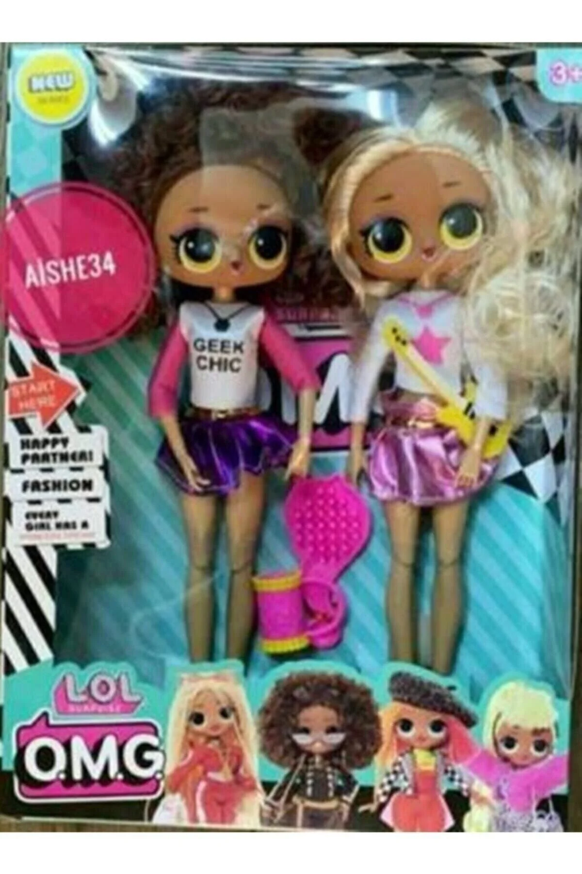 اسباب بازی های فیگور دیگر FX 2 PACK LOL DOLL 25 CM مشابه محصول STAR COLLECTION 210035 از ترکیه Genel Markalar