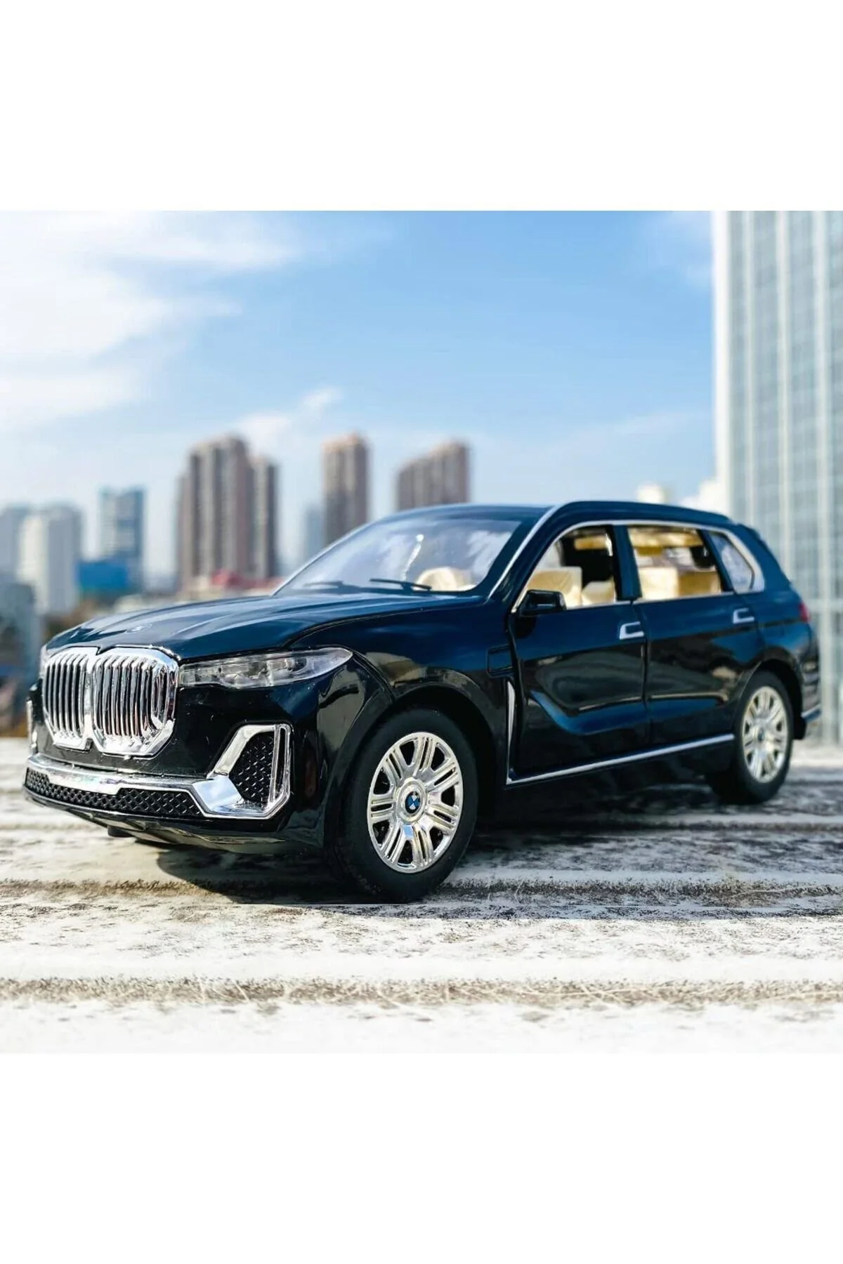 مدل خودرو BMW X7 CAR 1:24 DIECAST METAL MODEL COLLECTION JEEP SUV ماشین با صدا و نور اورجینال scntoys