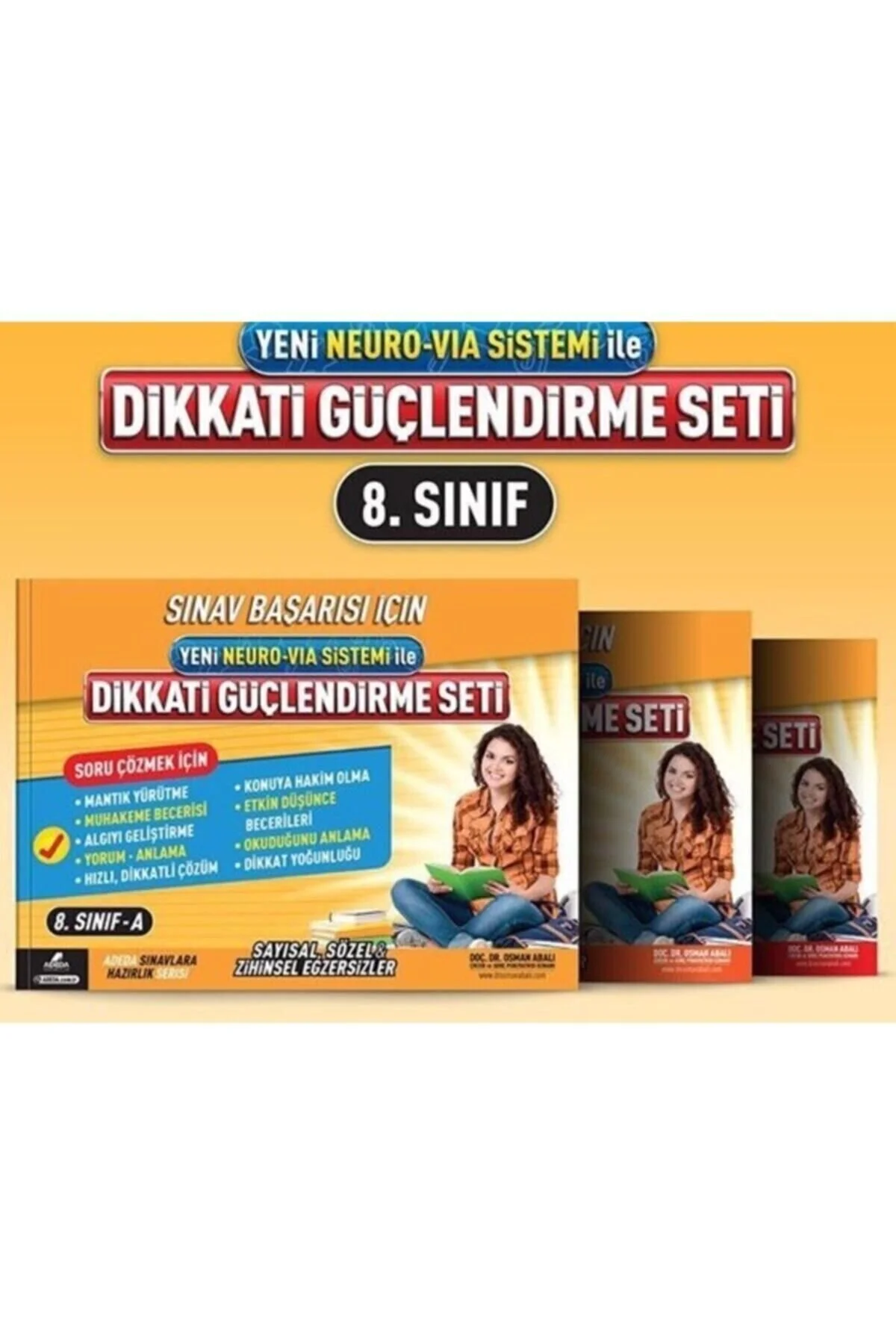 کتاب های درسی و کمکی مجموعه توجه DGS 3 تیم کلاس هشتم 14 سن عثمان Adeda Yayınları
