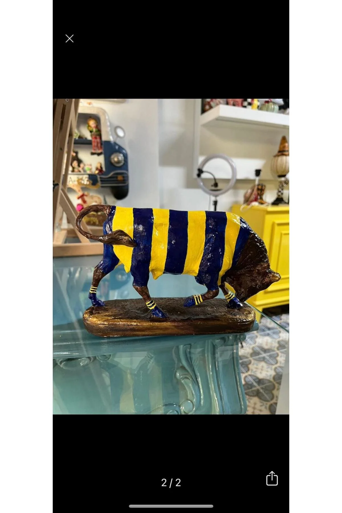 فیگور مجسمه گاو نر کادیکوی اورجینال Home