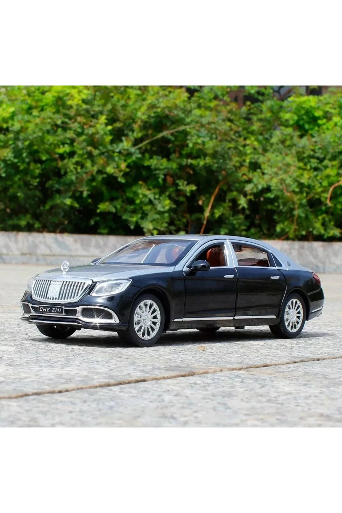 مدل خودرو مرسدس بنز MAYBACH S600 STYLE CAR 1:24 DIECAST METAL MODEL کلکسیون با چراغ های صوتی اورجینال scntoys