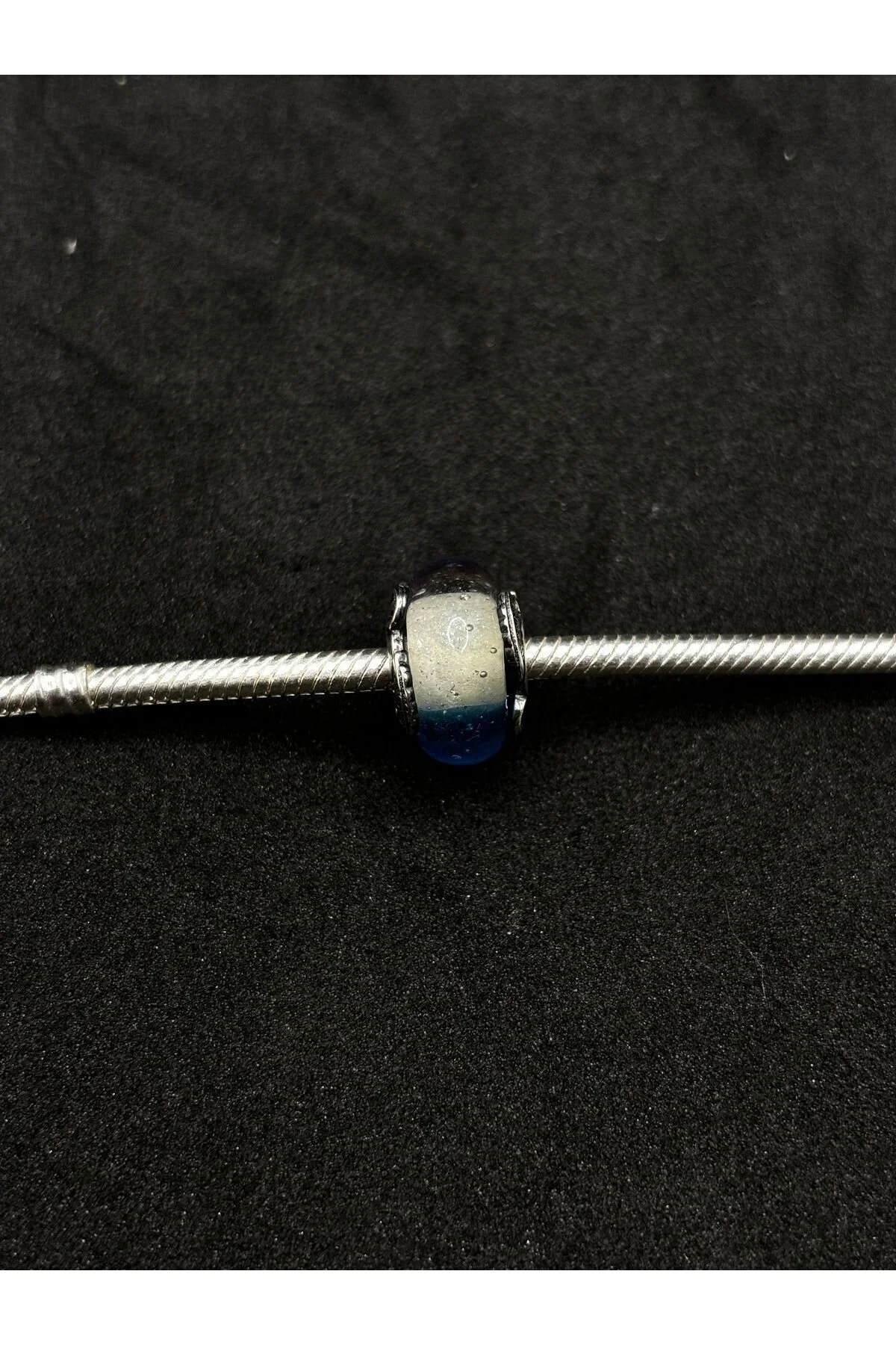 چارم طلسم پر نقره ای رنگارنگ مورانو Es Silver