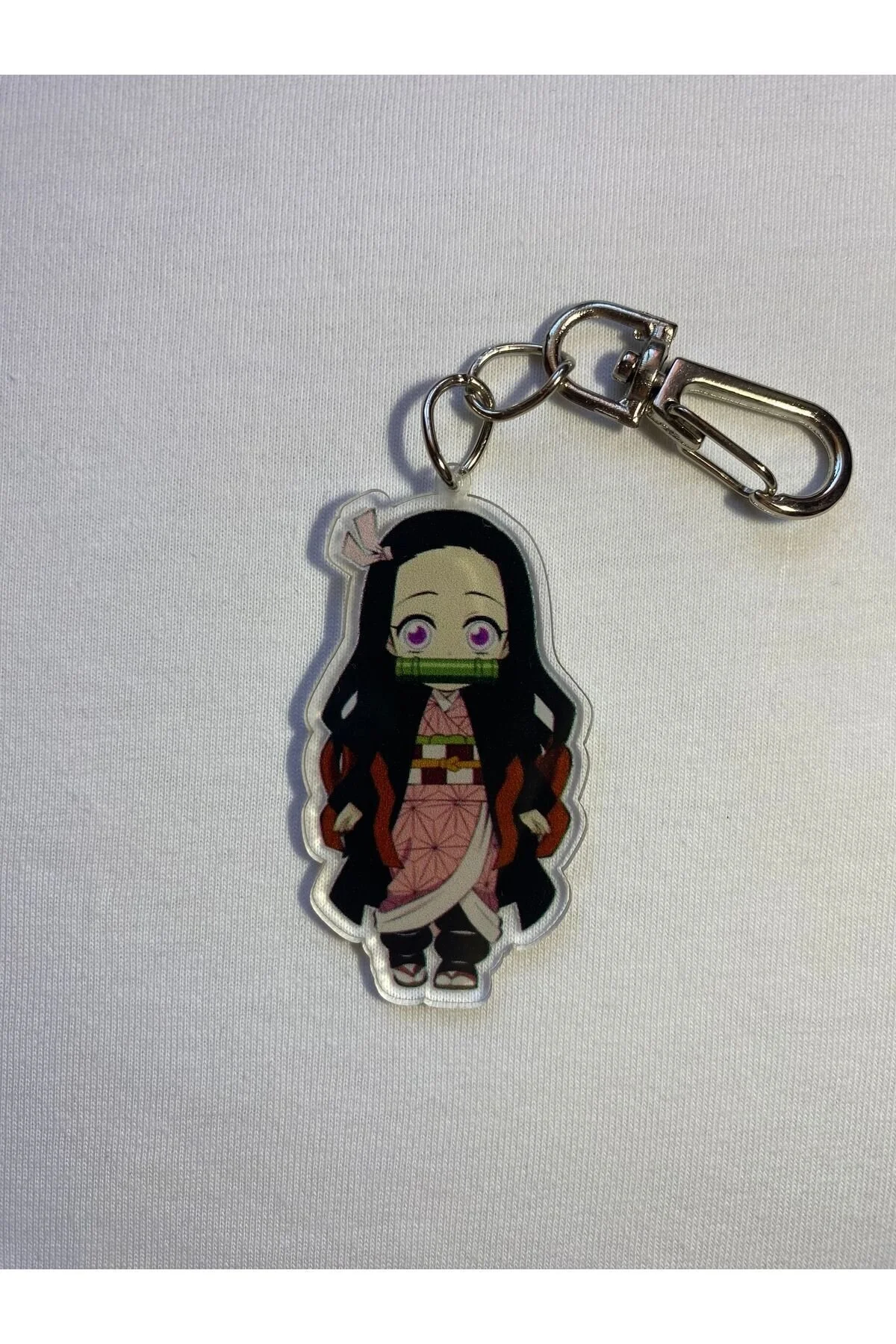 جلیقه کلید انیمه DEMON SLAYER NEZUKO ANIME KEYCHAIN BAG ORNAMENT Hara Company