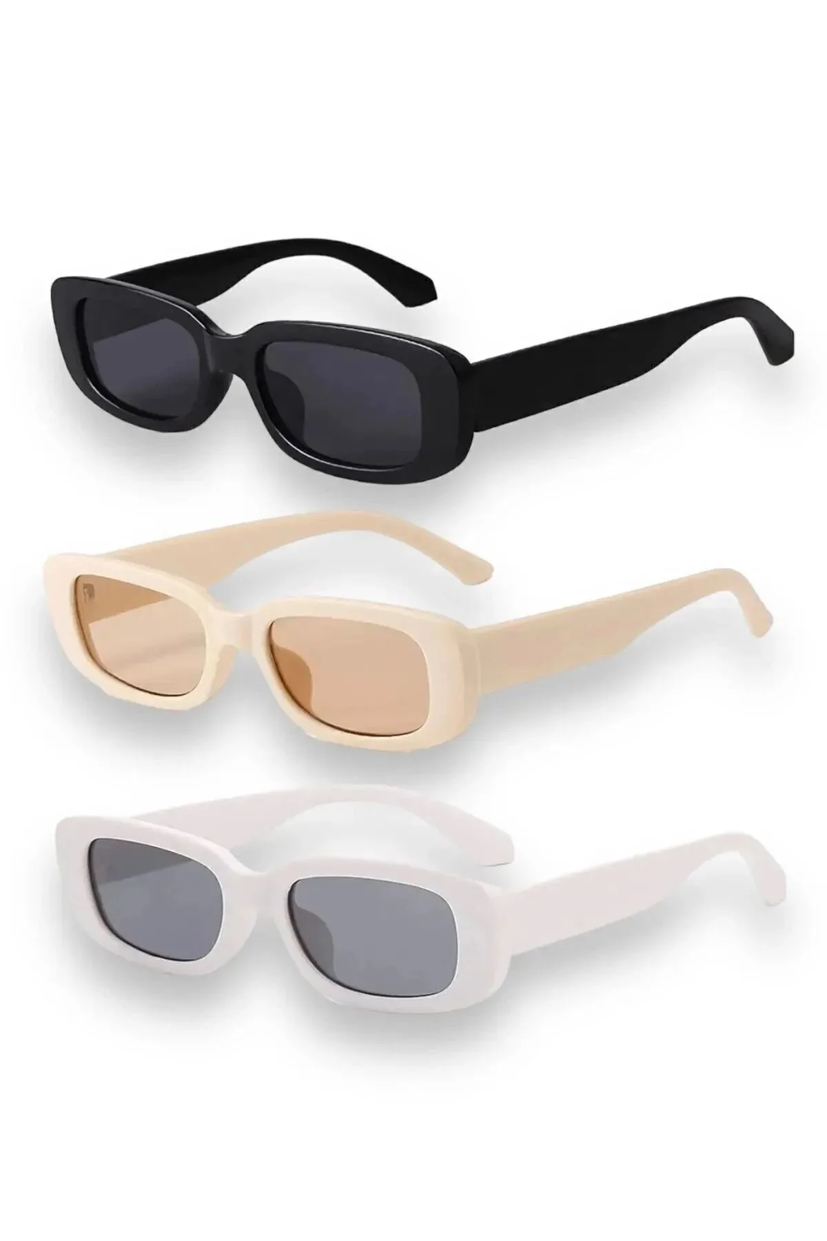 عینک آفتابی UNISEX تعداد ۳ عددی اورجینال GlimmerGroove