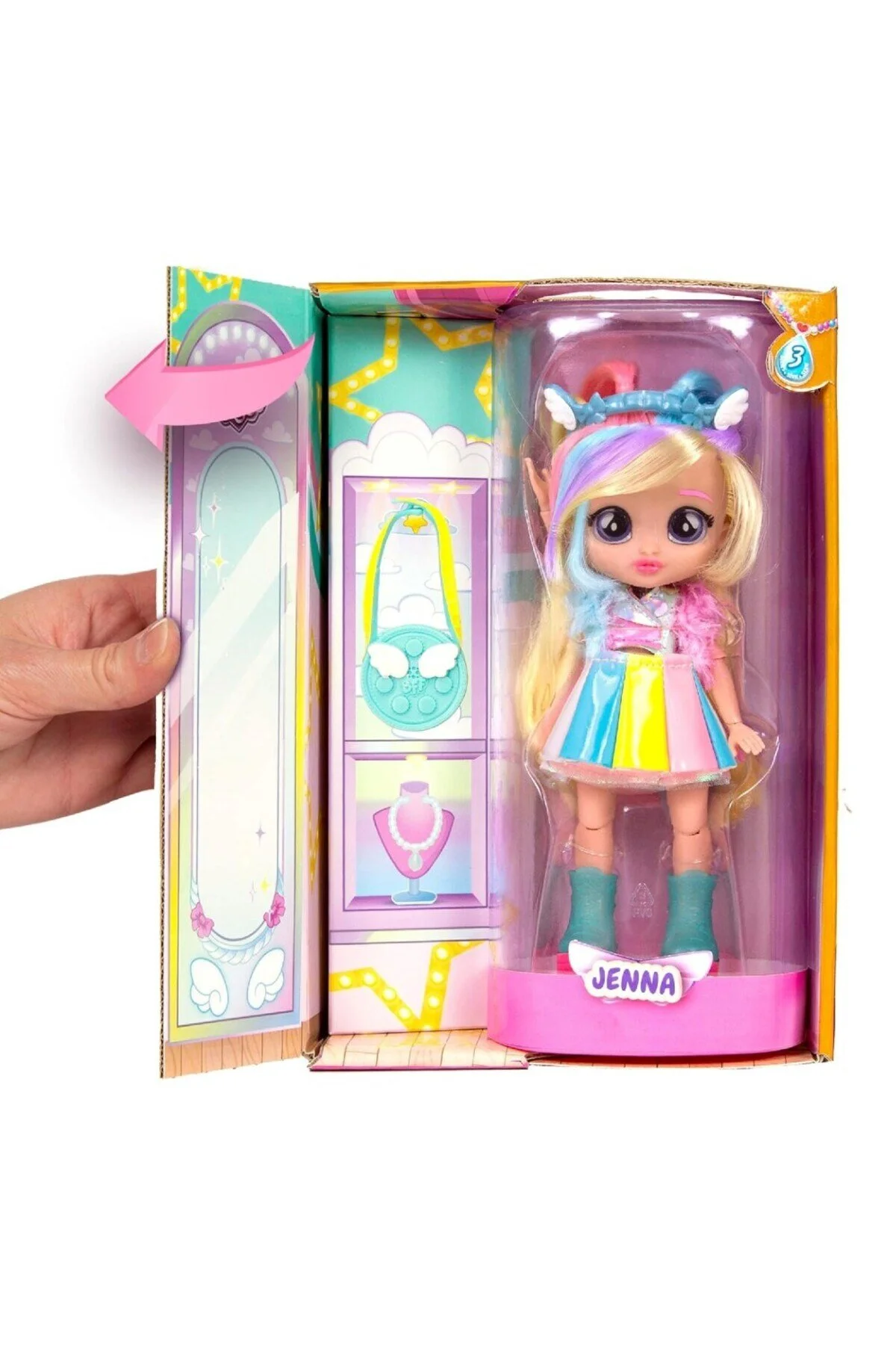 عروسک های اسباب بازی و لوازم جانبی BFF BABES S3 JENNA اورجینال Cry Babies