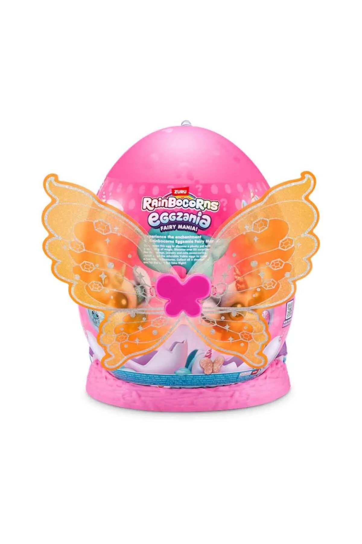 اسباب بازی های پشمی EGGZANIA FAIRY PLUSH SURPRISE PACKAGE RAR30000 نارنجی Rainbocorns
