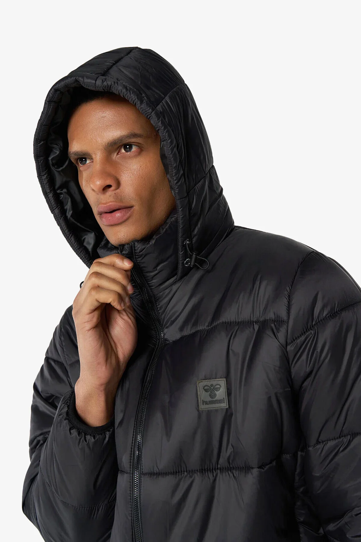 مردانه کت مشکی HML MORTON ZIP COAT hummel