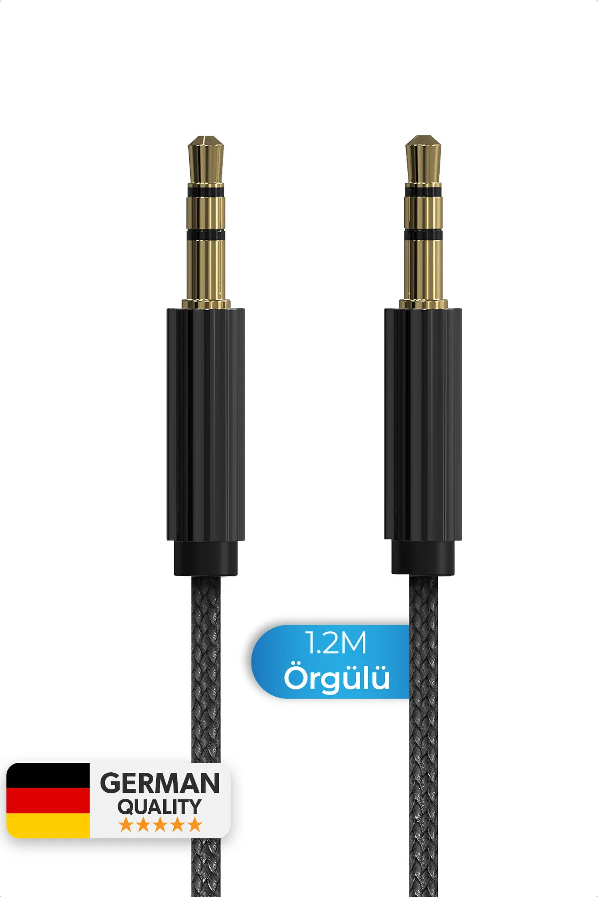 کابل صدا توسط DEJI 3.5MM AUX TO CABLE AUDIO STEREO BRAIDED 1.2M با پشتیبانی وویاکس Woyax