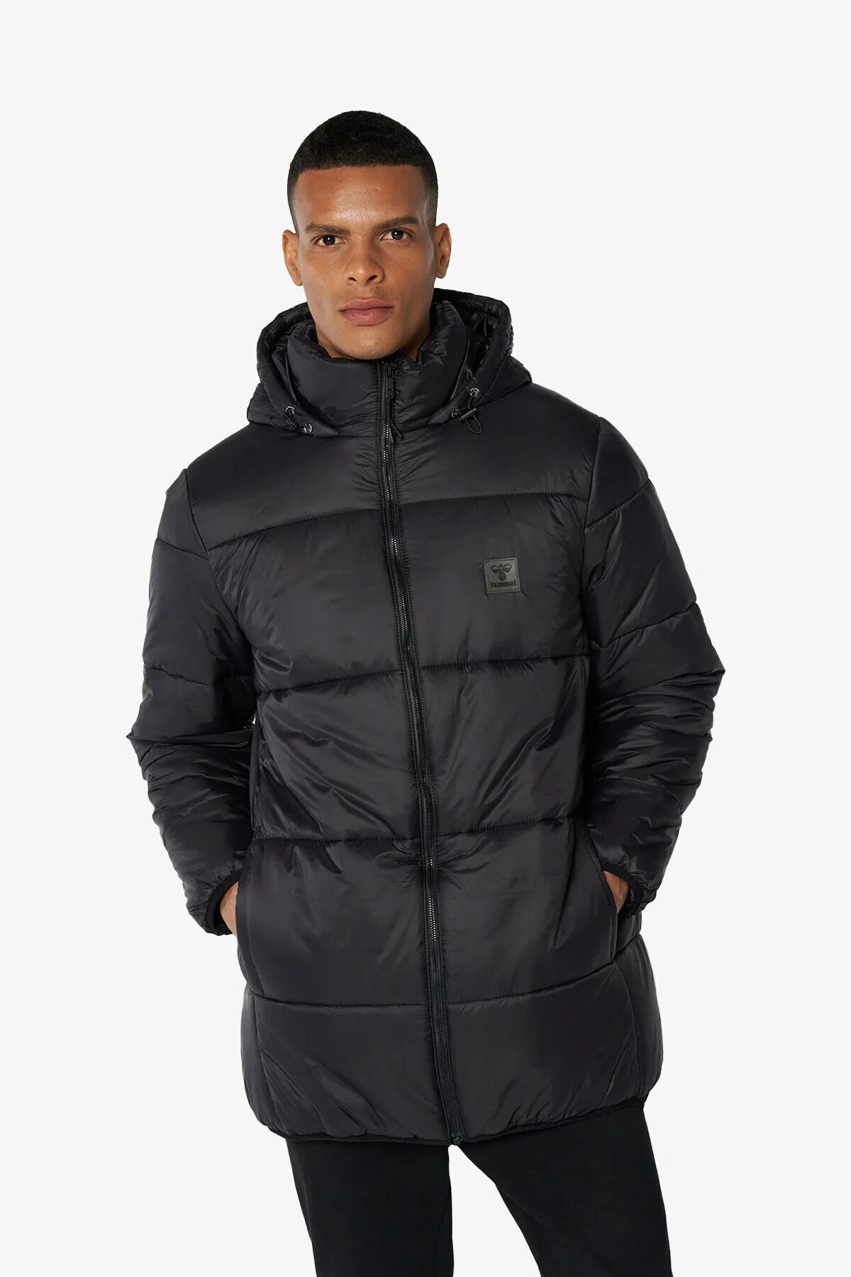 مردانه کت مشکی HML MORTON ZIP COAT hummel