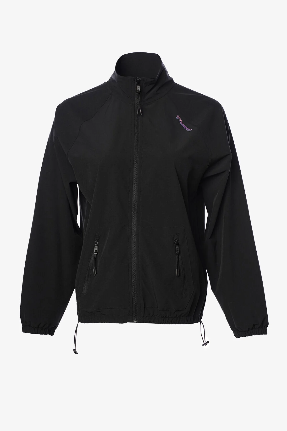 سویشرت ورزشی مشکی زنانه سیاه Hmlmicha Zip TrackSsuits 921805 2001 اورجینال hummel