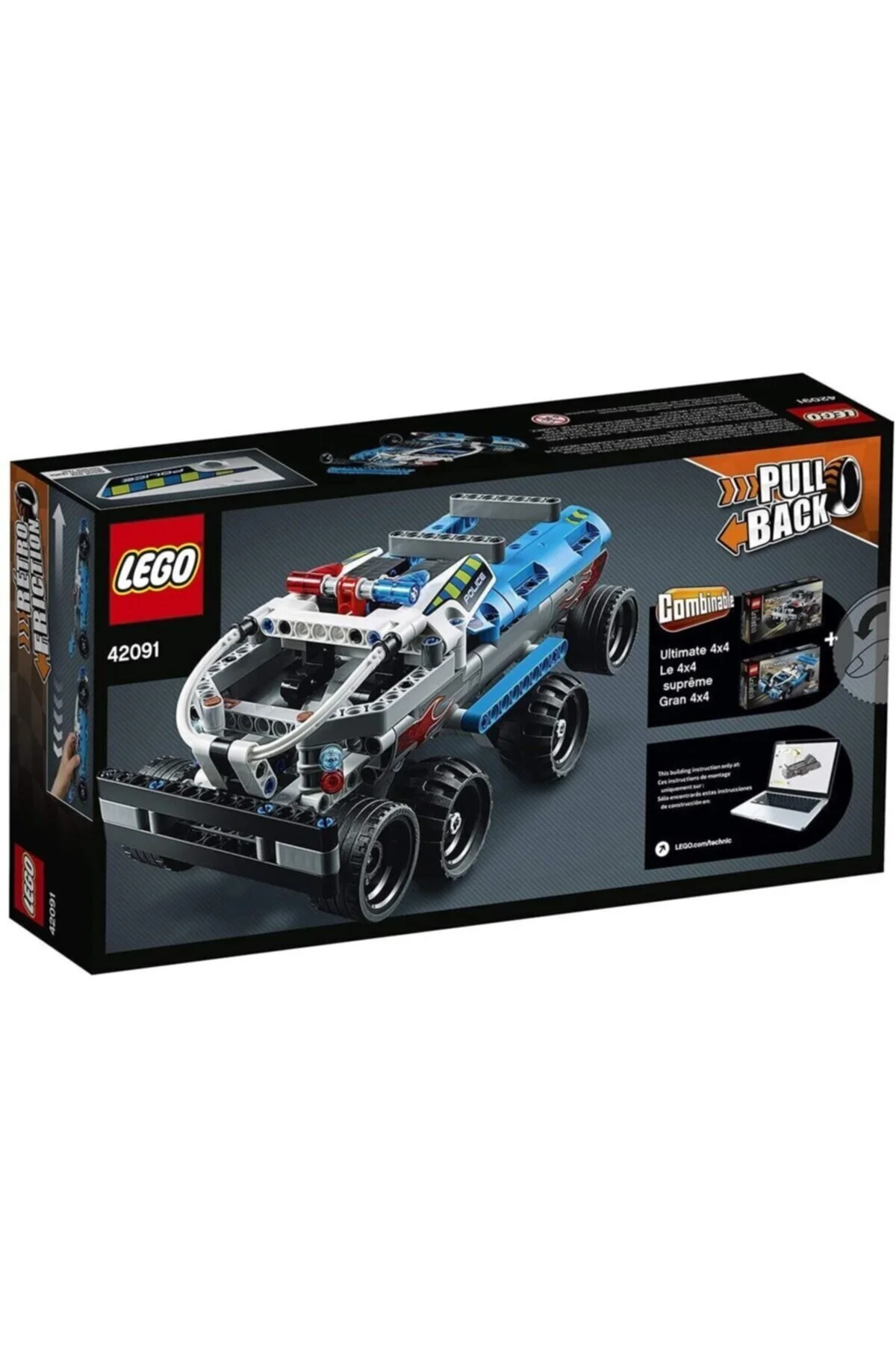 لگو و اسباب بازی های ساخت محور تعقیب گریز پلیس فنی 42091 از ترکیه LEGO