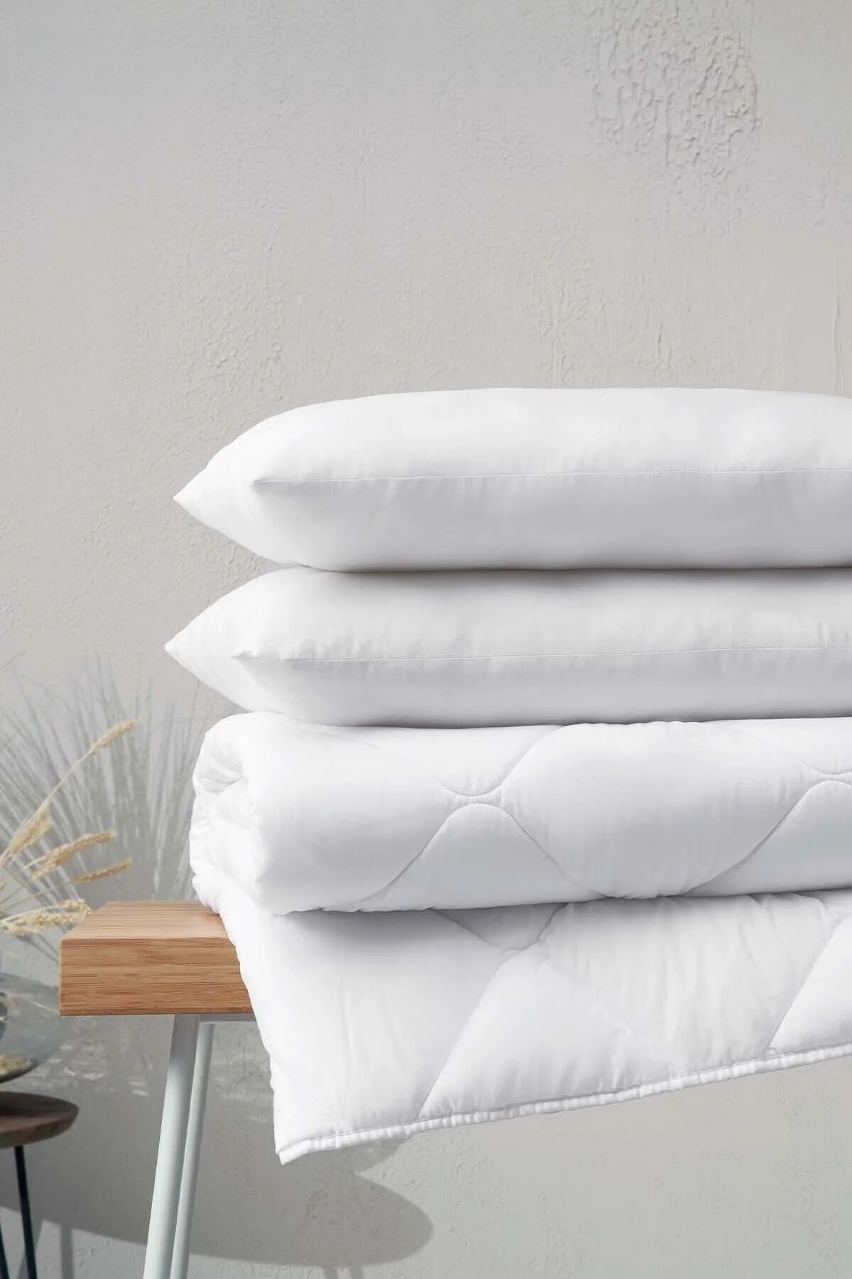 لحاف دو نفره سفید روتختی دوتایی Semmy 195X215 سانتی متر فیسلر  Puffy