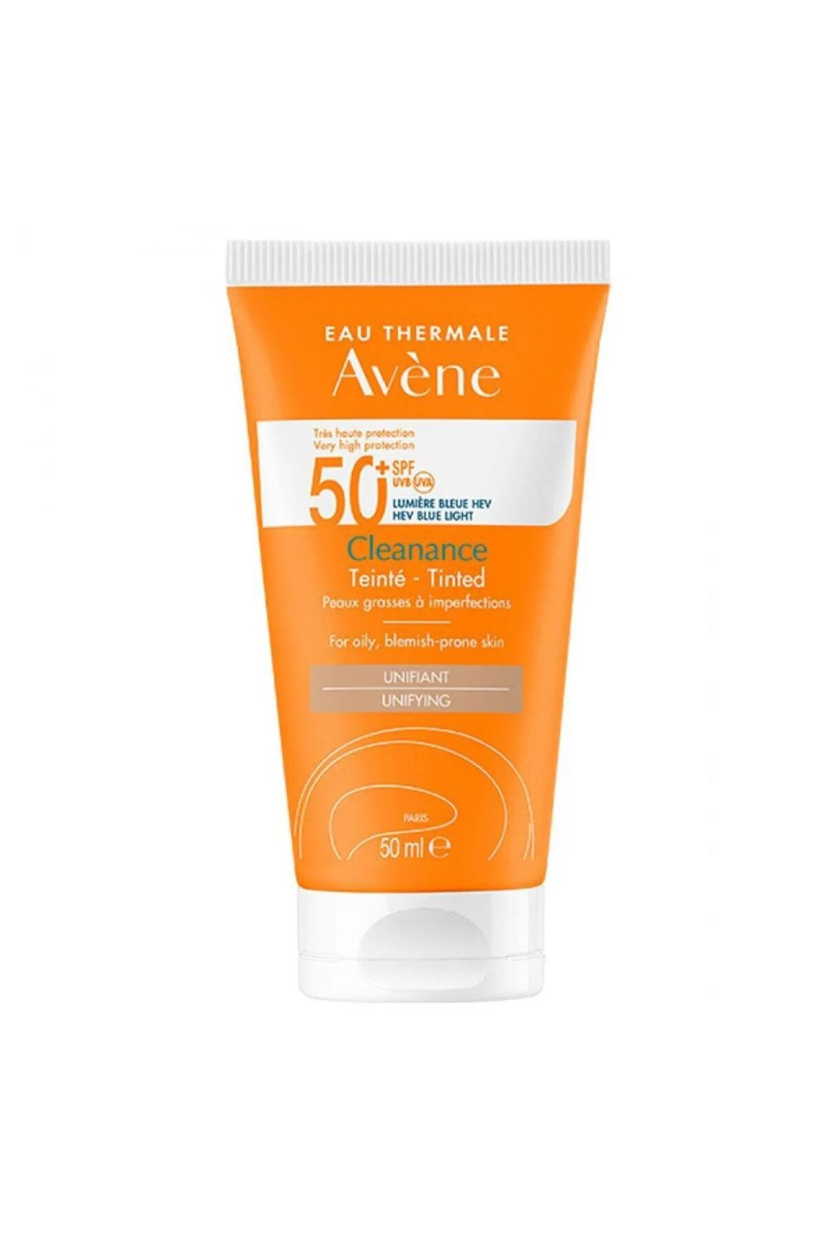 Avene ضدآفتاب صورتی با SPF 50 برای پوست چرب و آکنه‌ای