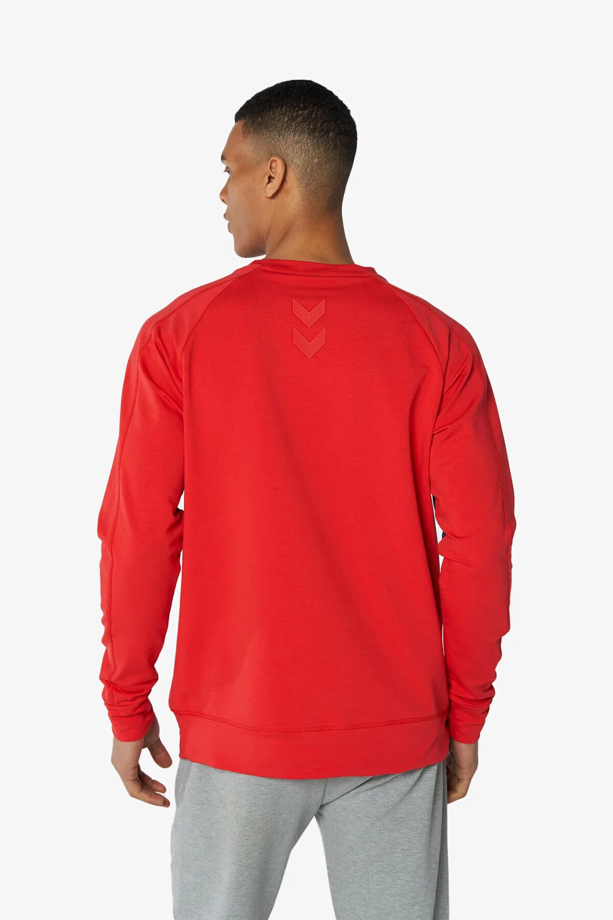 سویشرت ورزشی قرمز مردانه پیراهن Hmlarlo هومل اورجینال hummel