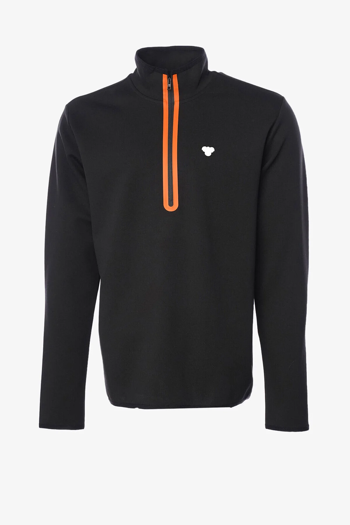 سویشرت ورزشی مشکی مردانه Zip گردن پیراهن سیاه هومل hummel