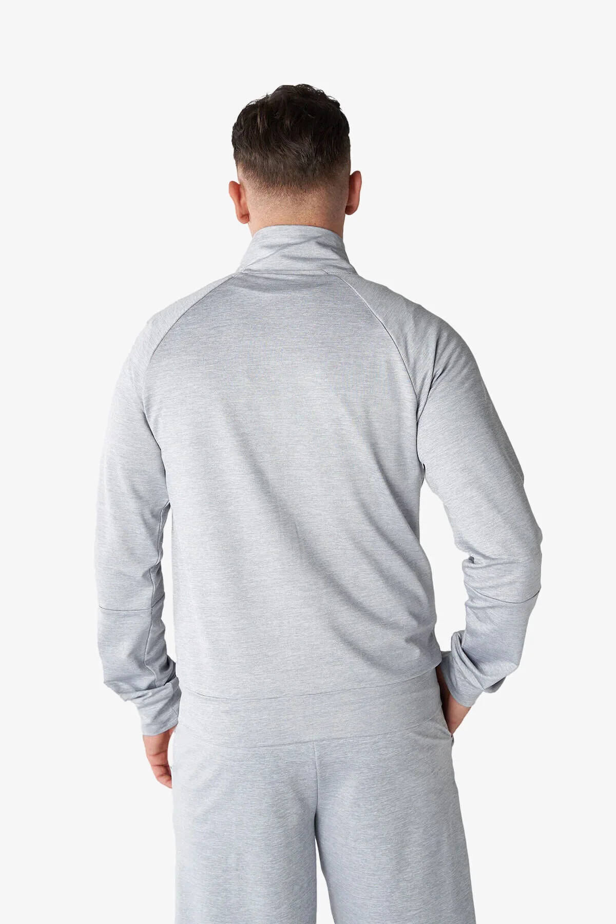 سویشرت ورزشی خاکستری مردانه لباس های Zip هومل hummel