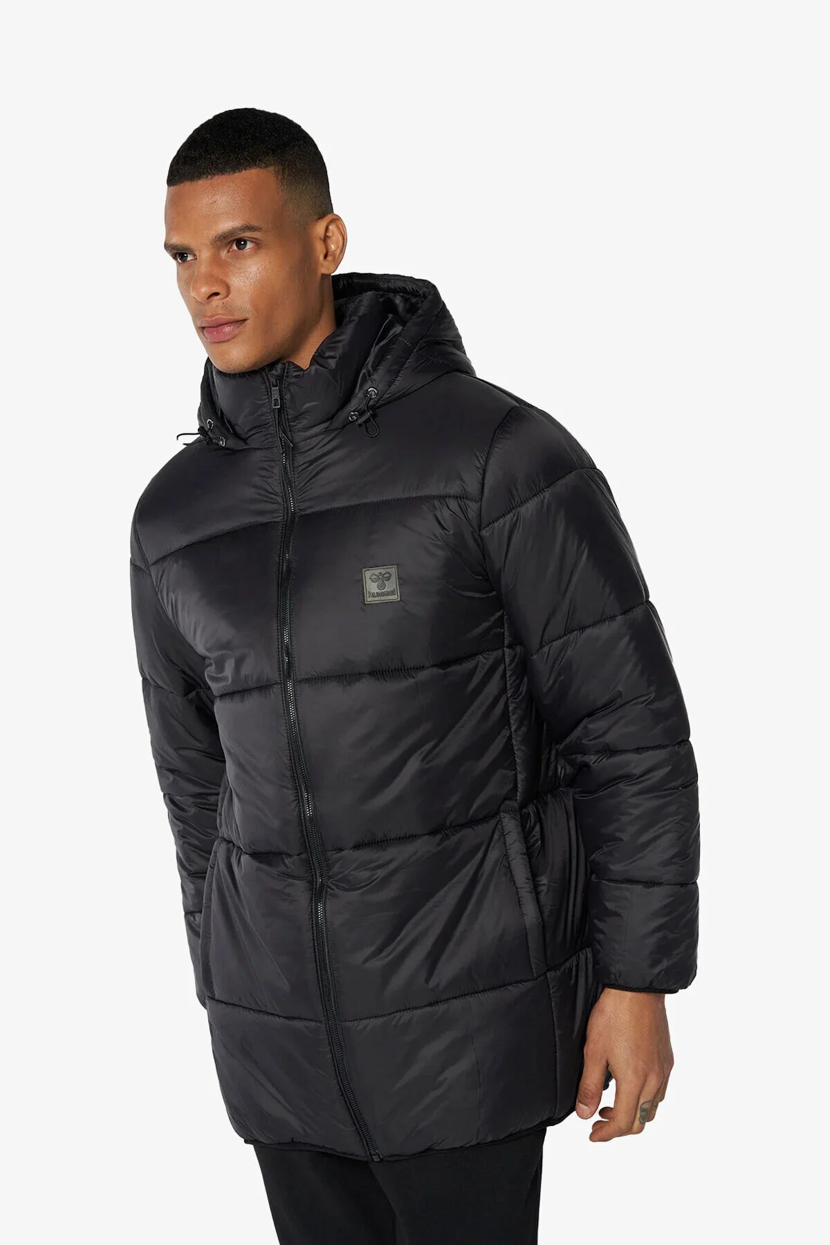 مردانه کت مشکی HML MORTON ZIP COAT hummel