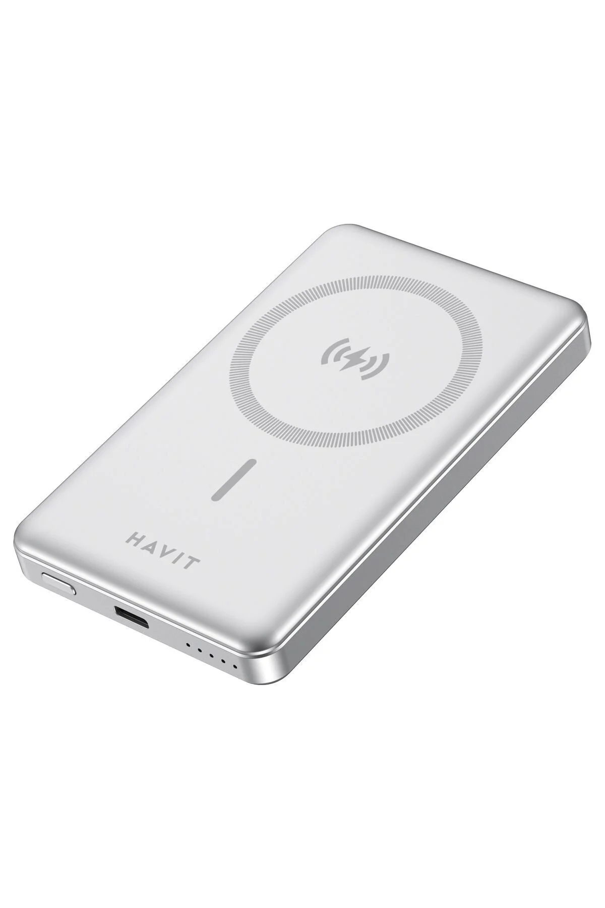 پاوربانک PB5203 10.000 میلی آمپر ساعت MAGSAFE مغناطیسی بی سیم فوق نازک 20 واتی سازگار با آیفون اورجینال Havit