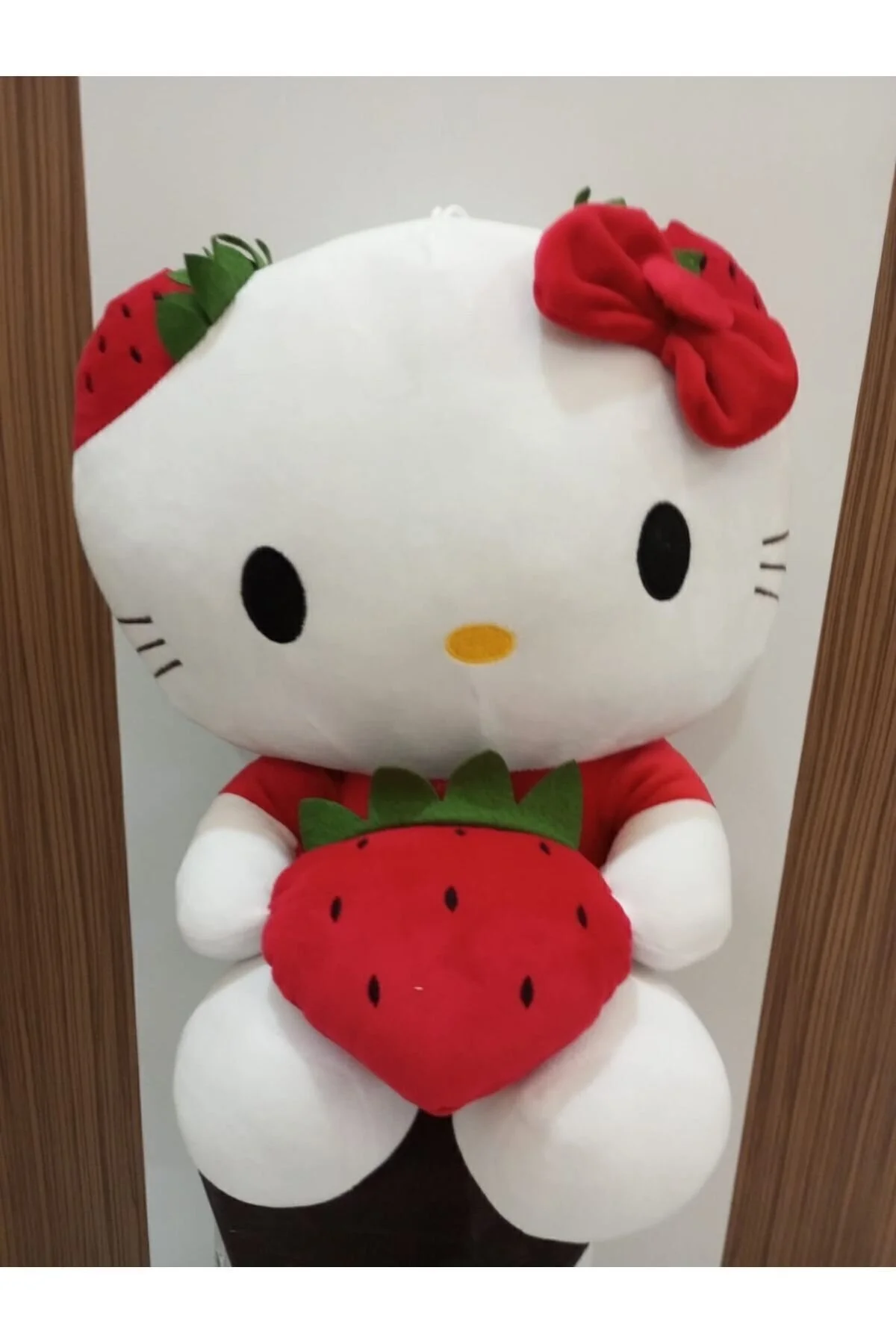 اسباب بازی های پشمی HELLO KITTY PLUSH TOY قرمز 50 سانتی متر Genel Markalar