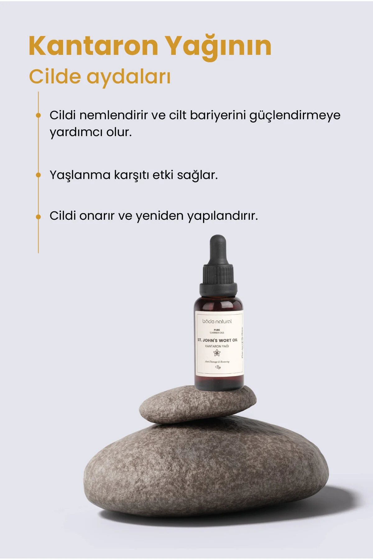روغن مراقبتی طبیعی کنجد 100% خالص 30 میلی لیتر بادا ناتورال Bade Natural