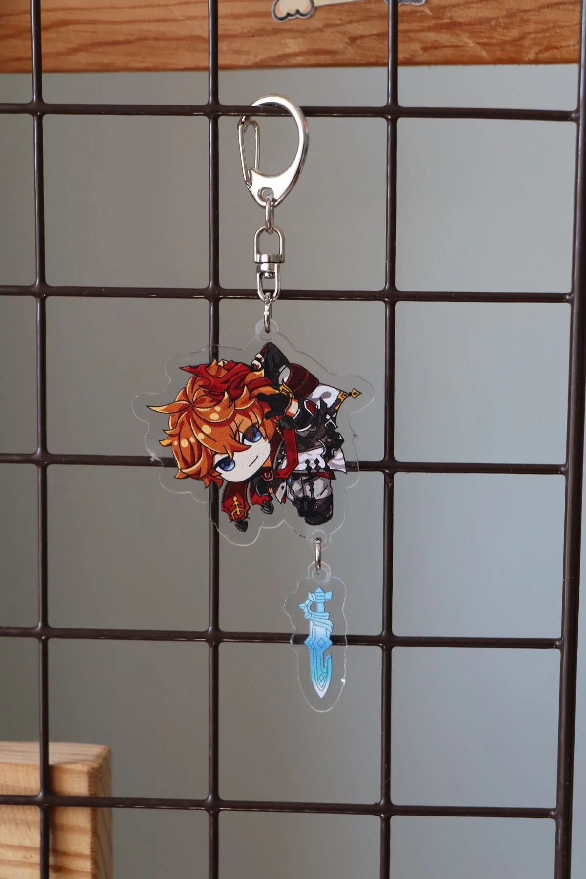 جلیقه کلید انیمه دسته GENSHIN IMPACT CHILDE TARTAGLIA BAG CHARM Akumastik