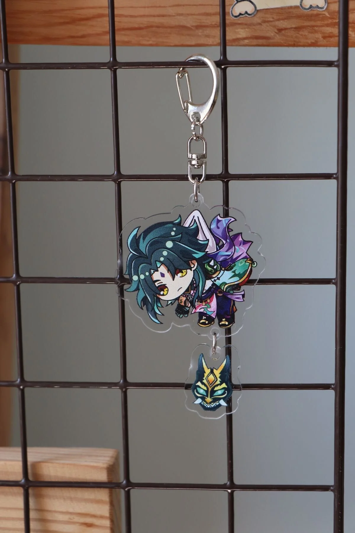 جلیقه کلید GENSHIN IMPACT IAO BAG CHARM KEYCHAIN انیمه Akumastik