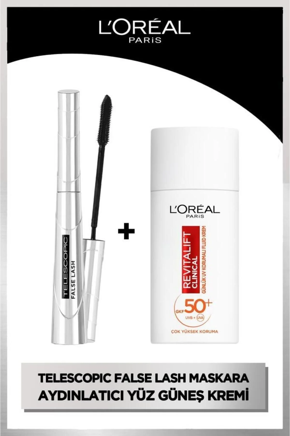 L'Oreal Paris محافظت روزانه پوستی SPF 50+ ضدپیری فیس Revitalift Clinical